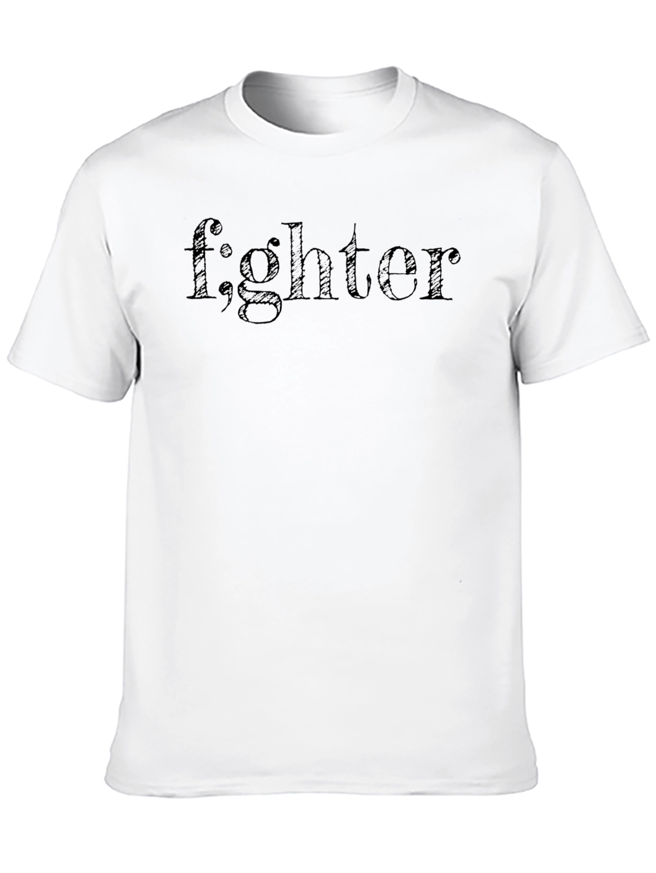 Fighter Pun Black T-Shirt