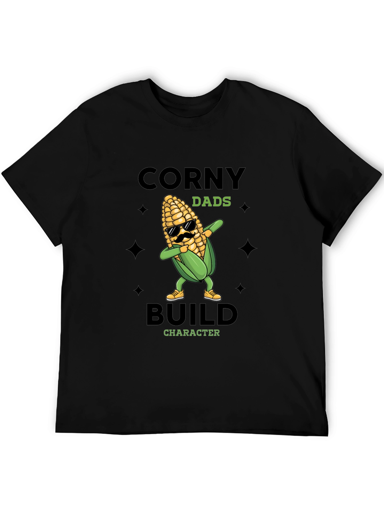 Corny Dads Build Character T-Shirt