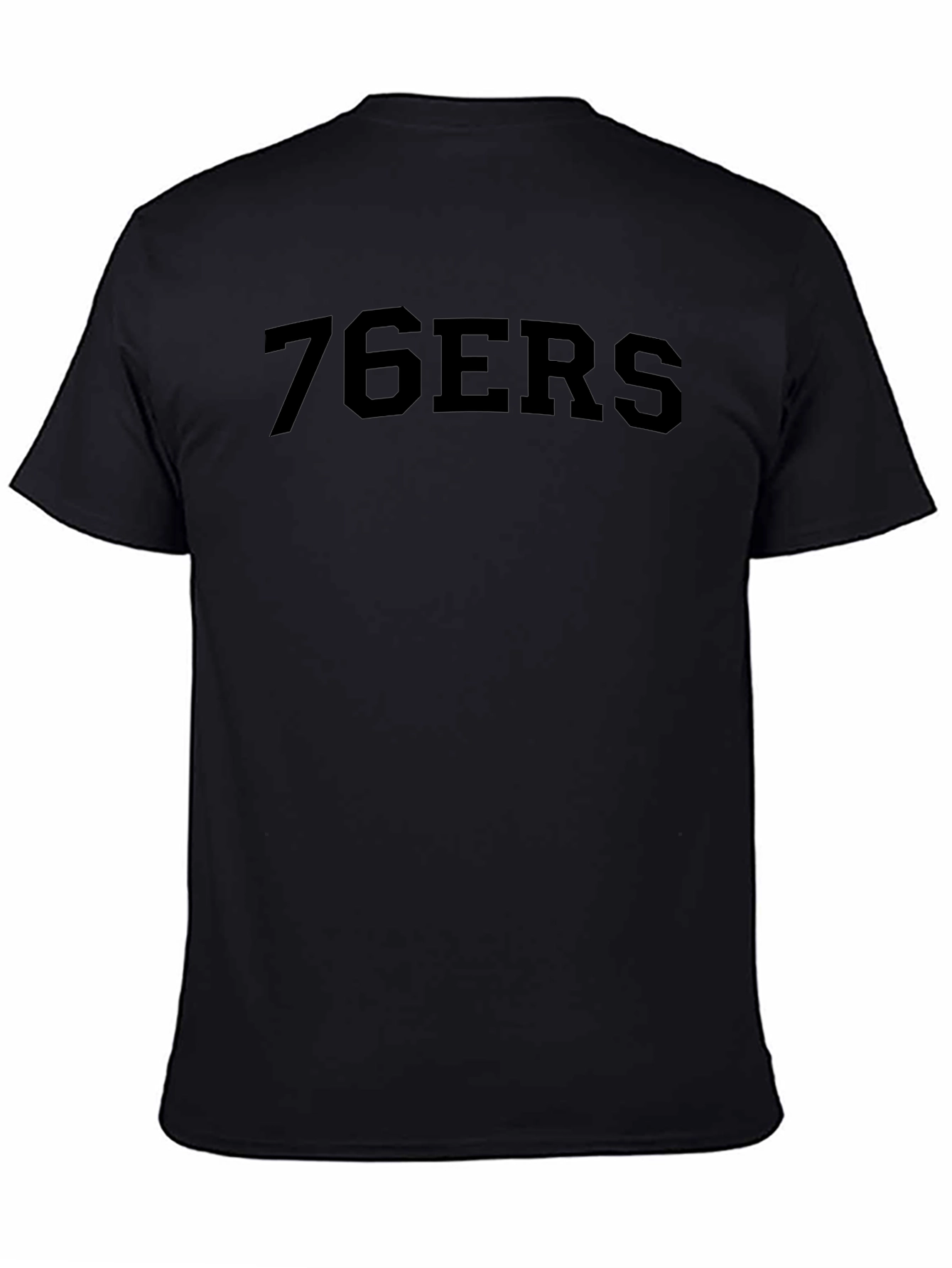 76ers Black Graphic T-Shirt - Mens