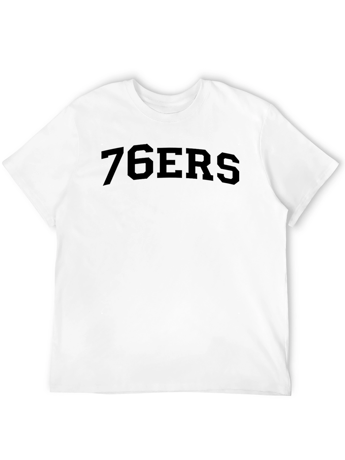 76ers Black Graphic T-Shirt - Mens