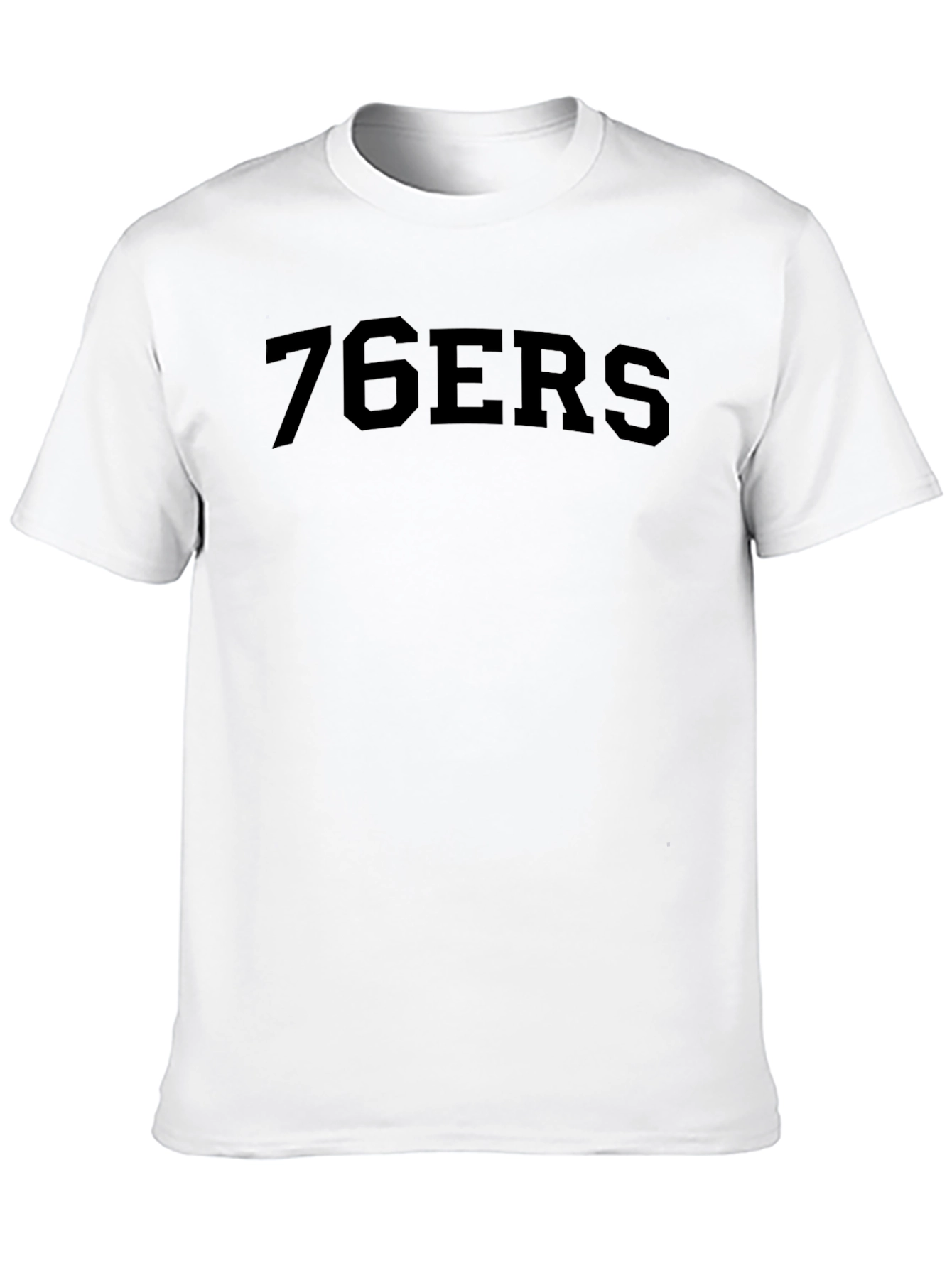76ers Black Graphic T-Shirt - Mens