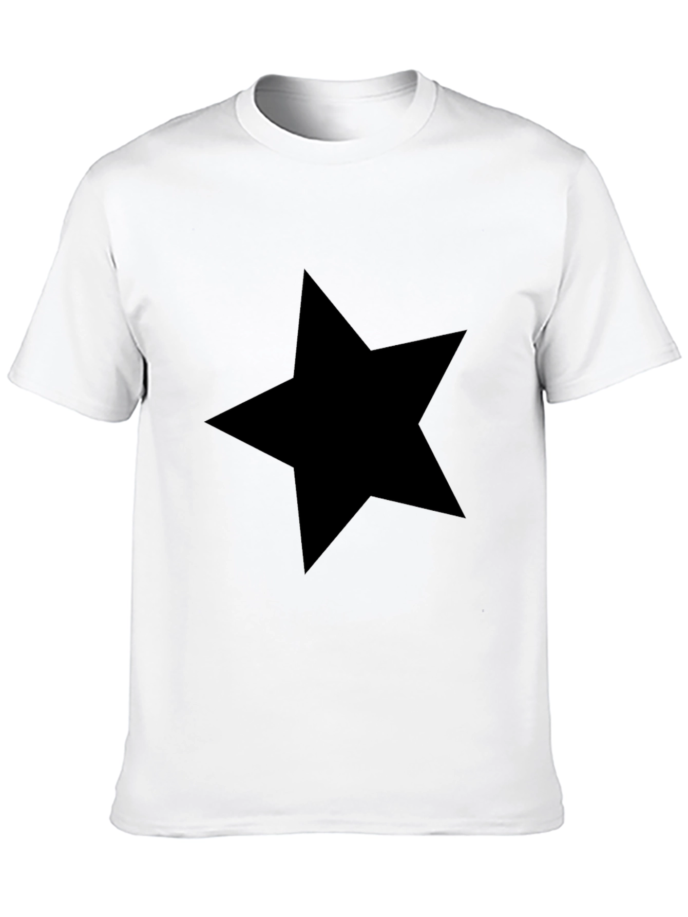 Black Star Graphic Tee - Stylish Comfort