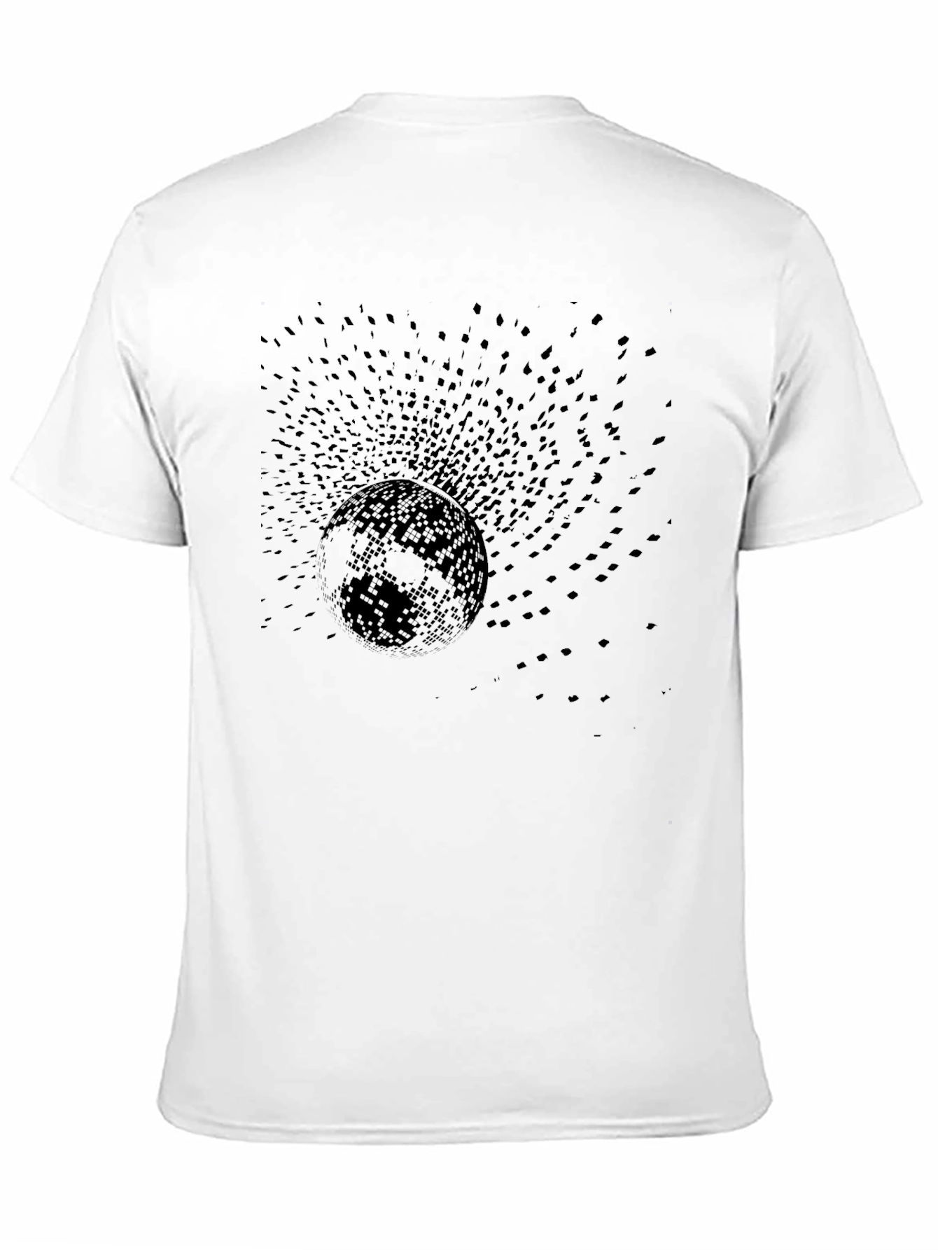 Eerie Eclipse Graphic Tee - Midnight Black