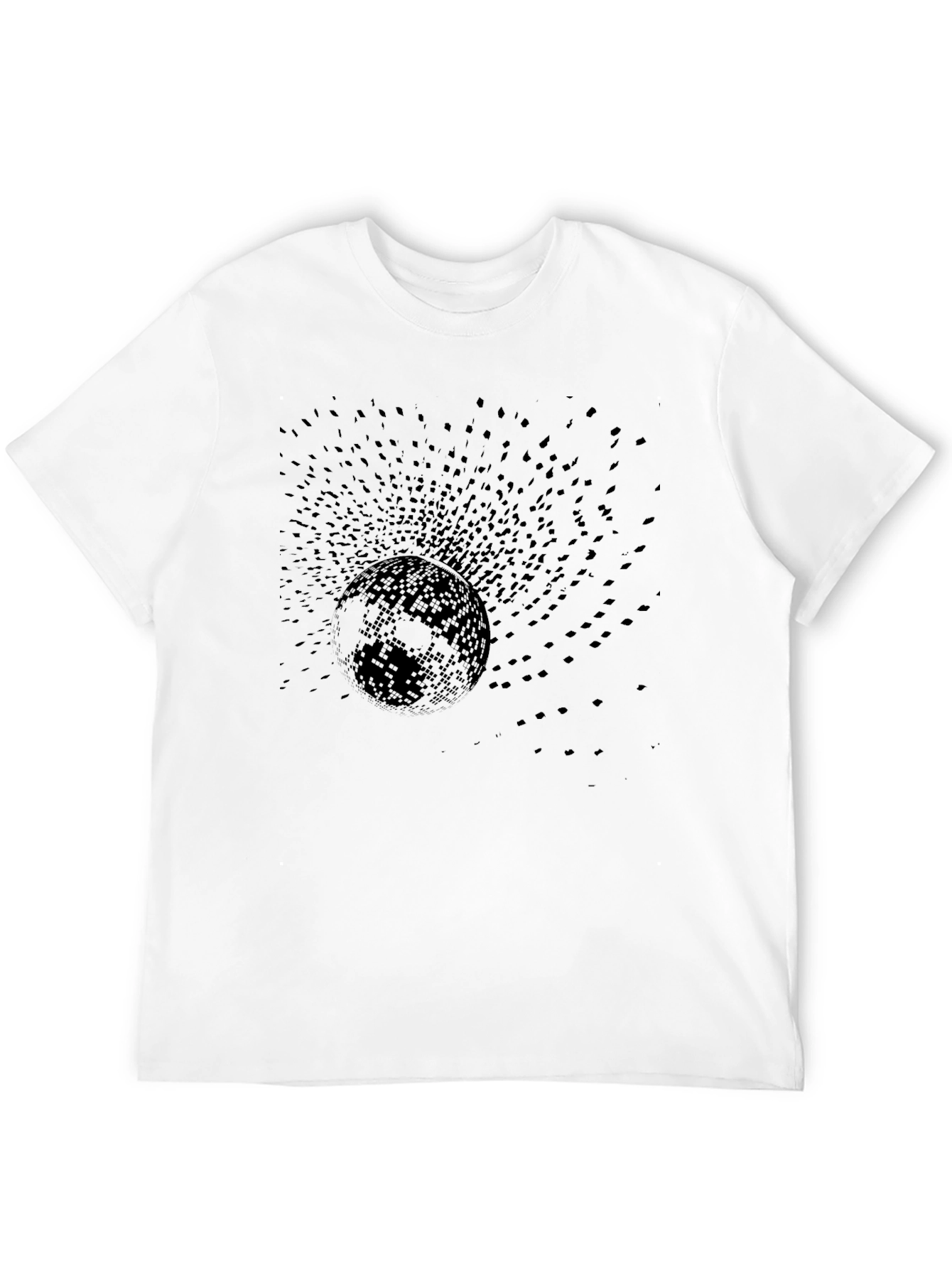Eerie Eclipse Graphic Tee - Midnight Black