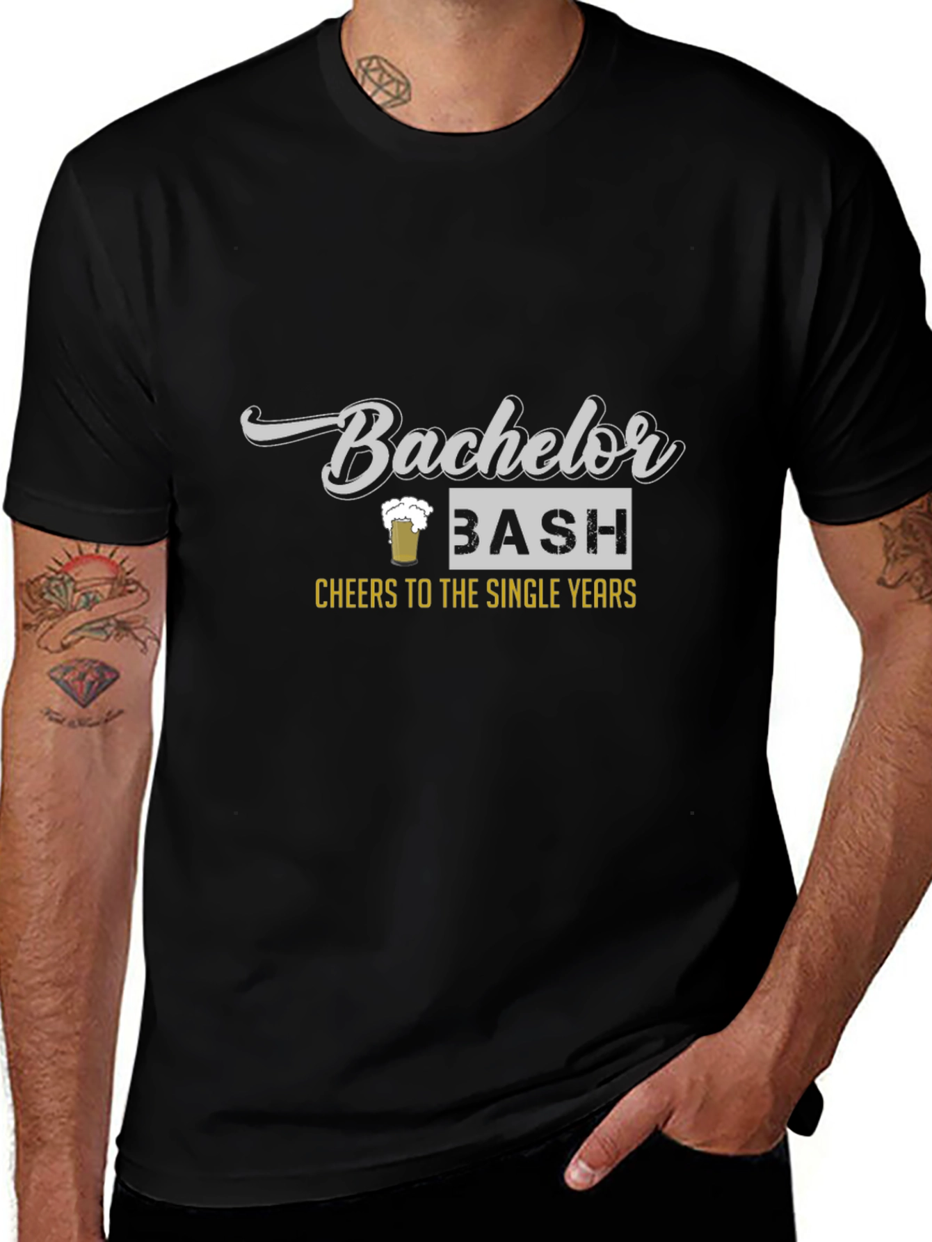 Bachelor Bash T-Shirt: Cheers to Single Years