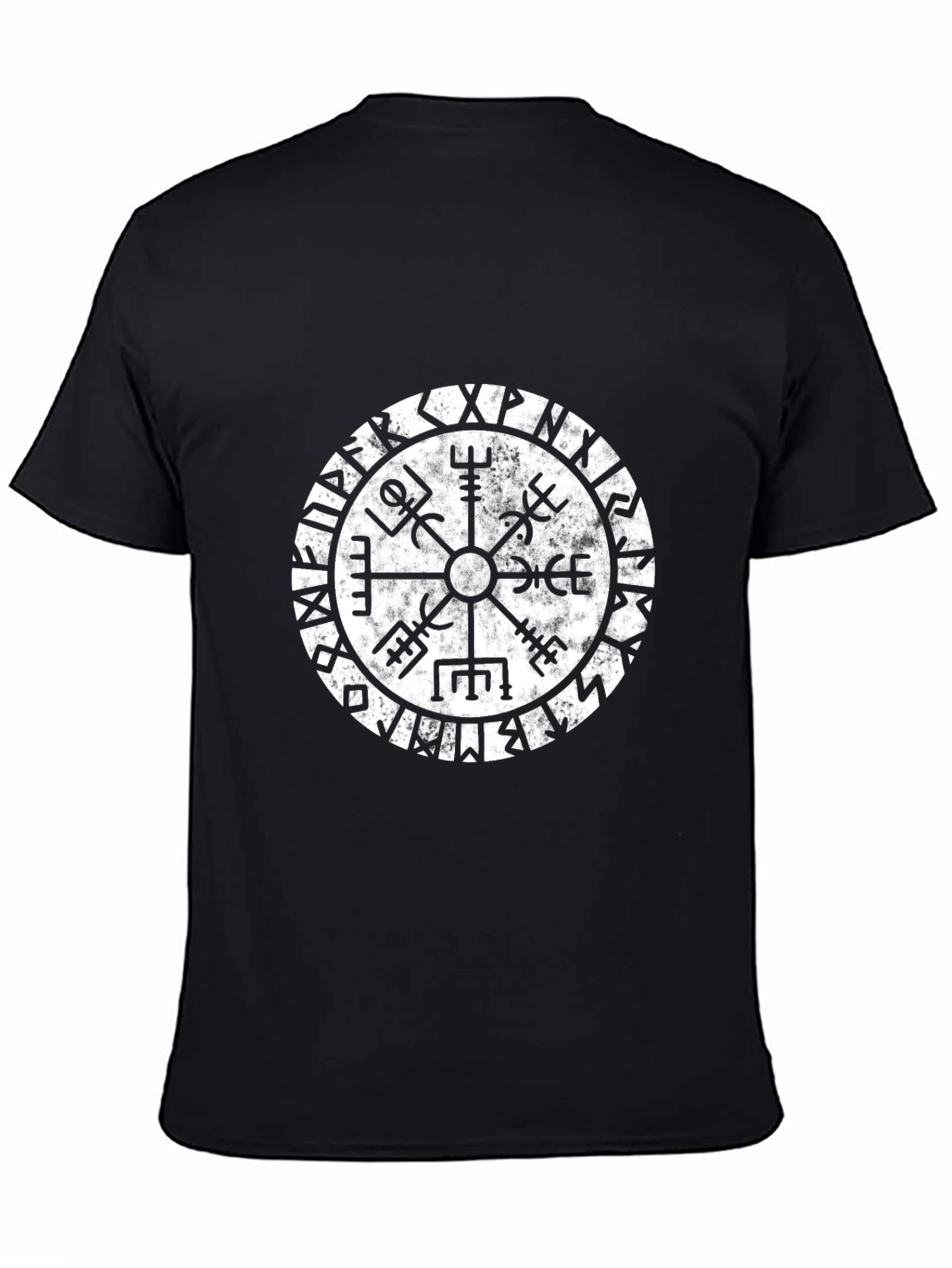 Vegvisir Compass T-Shirt - Viking Rune Symbol