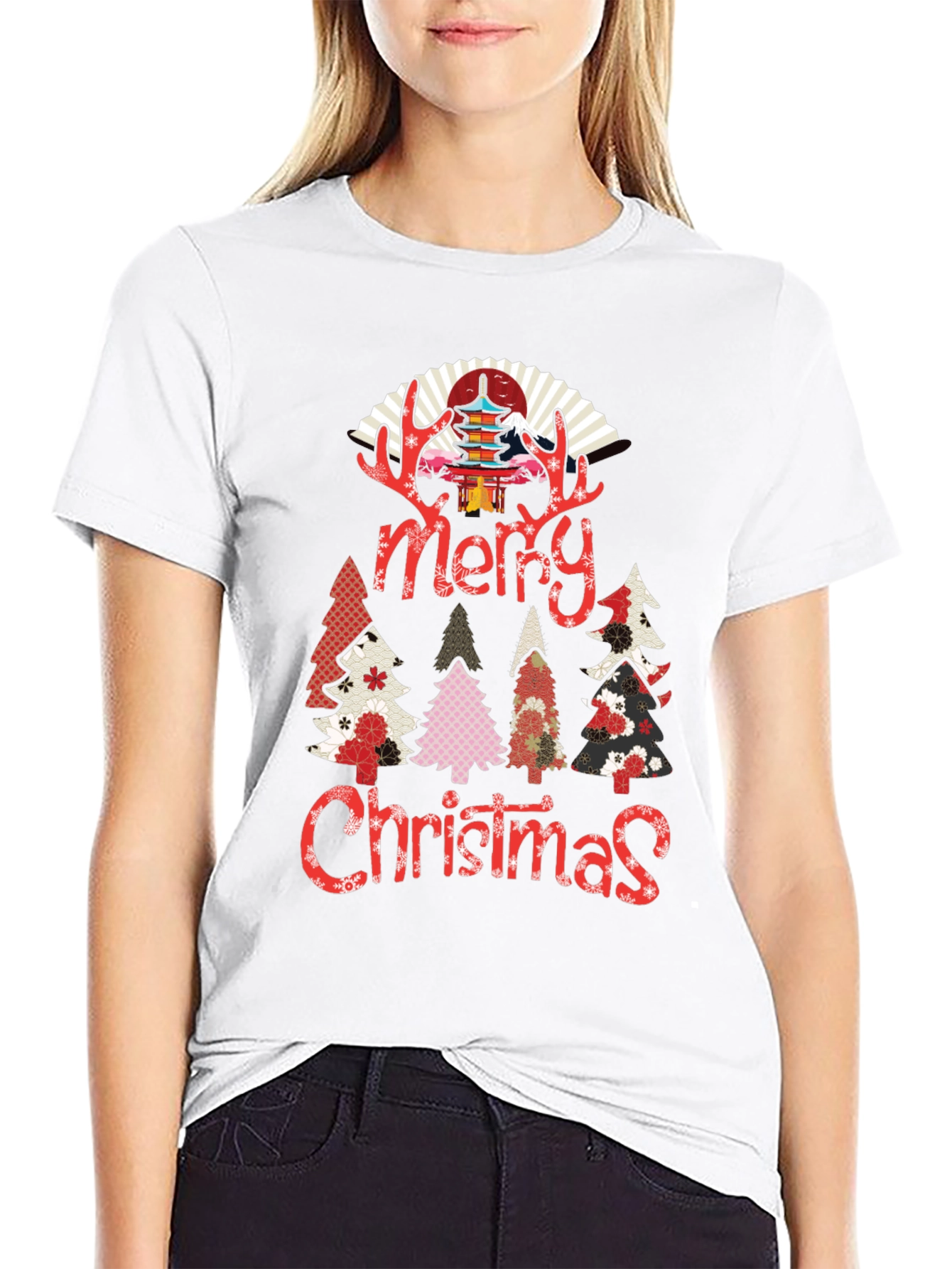Merry Christmas Asian Style T-Shirt
