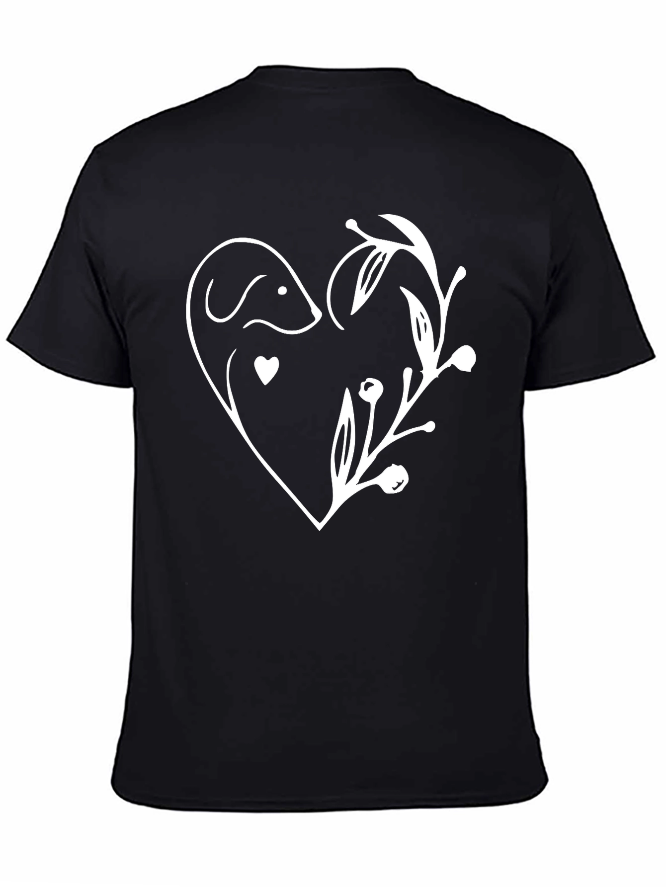 Dog Lover Heart Graphic T-Shirt - Stylish Unisex Tee