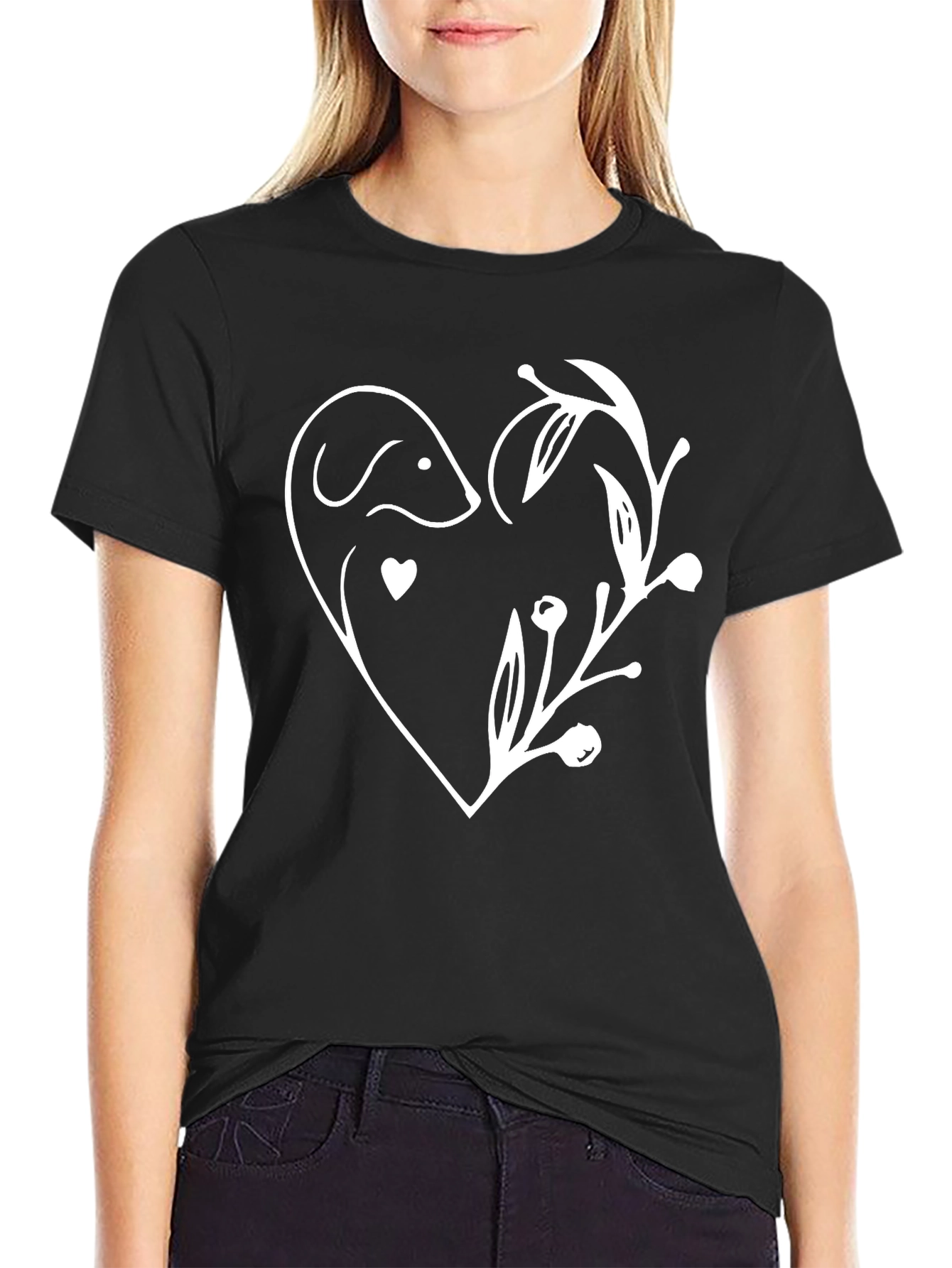 Dog Lover Heart Graphic T-Shirt - Stylish Unisex Tee