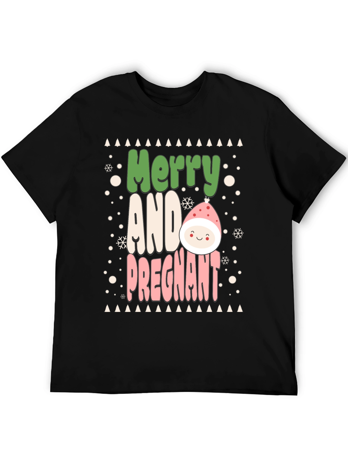 Merry and Pregnant Christmas Tee