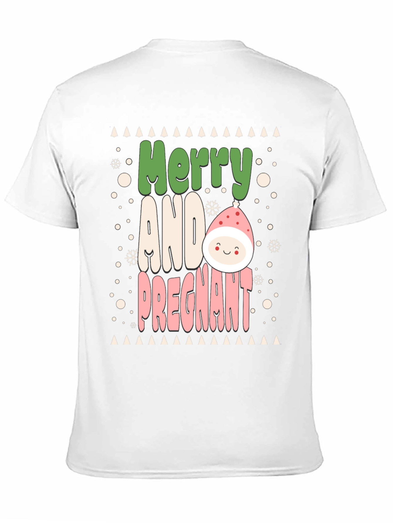 Merry and Pregnant Christmas Tee