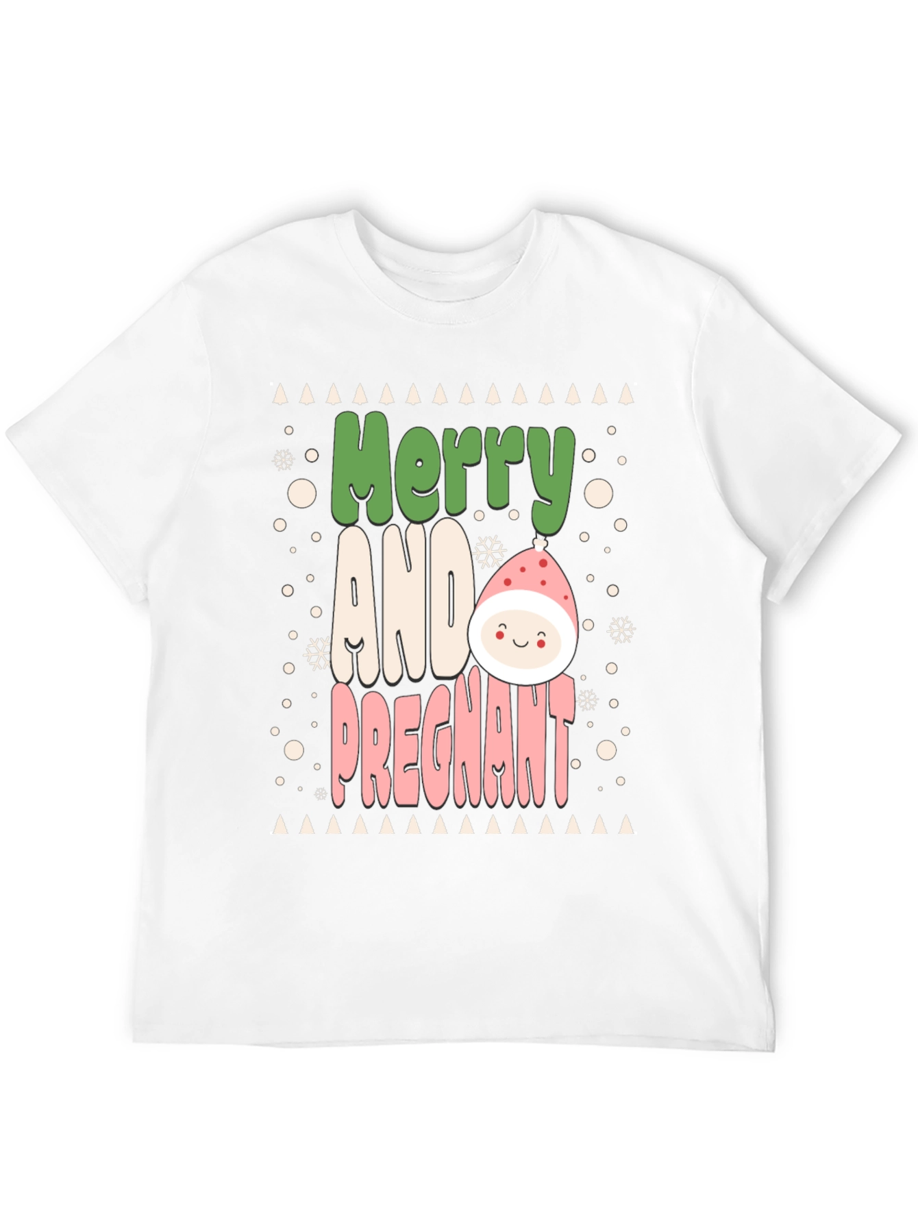 Merry and Pregnant Christmas Tee