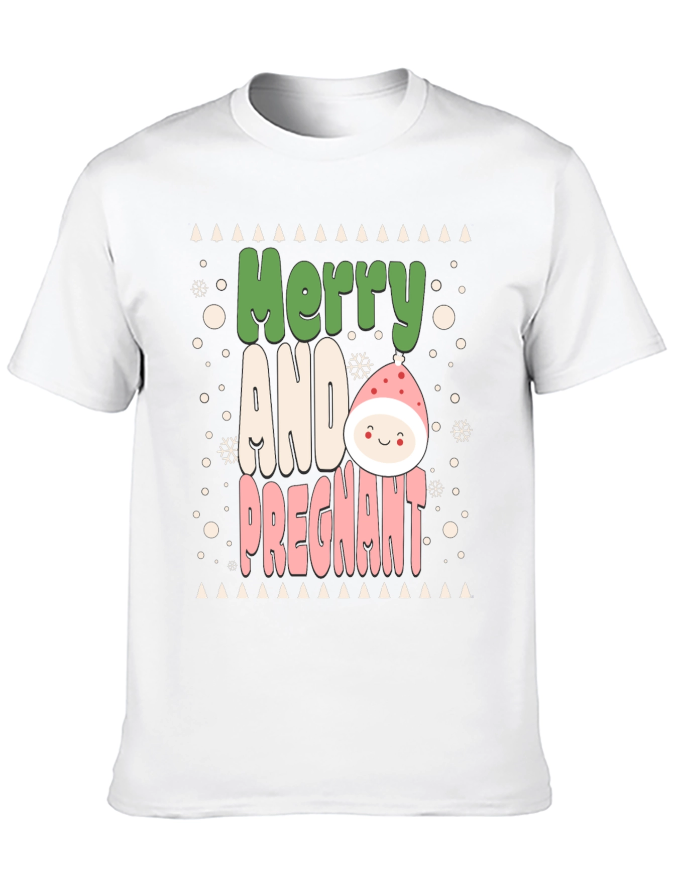 Merry and Pregnant Christmas Tee