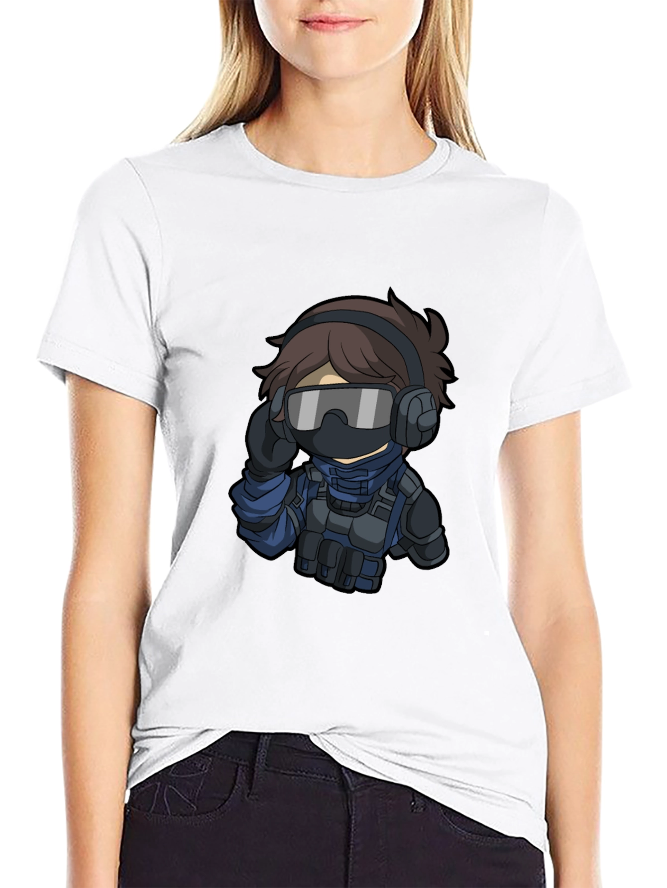 Tactical Operator Graphic T-Shirt - Black
