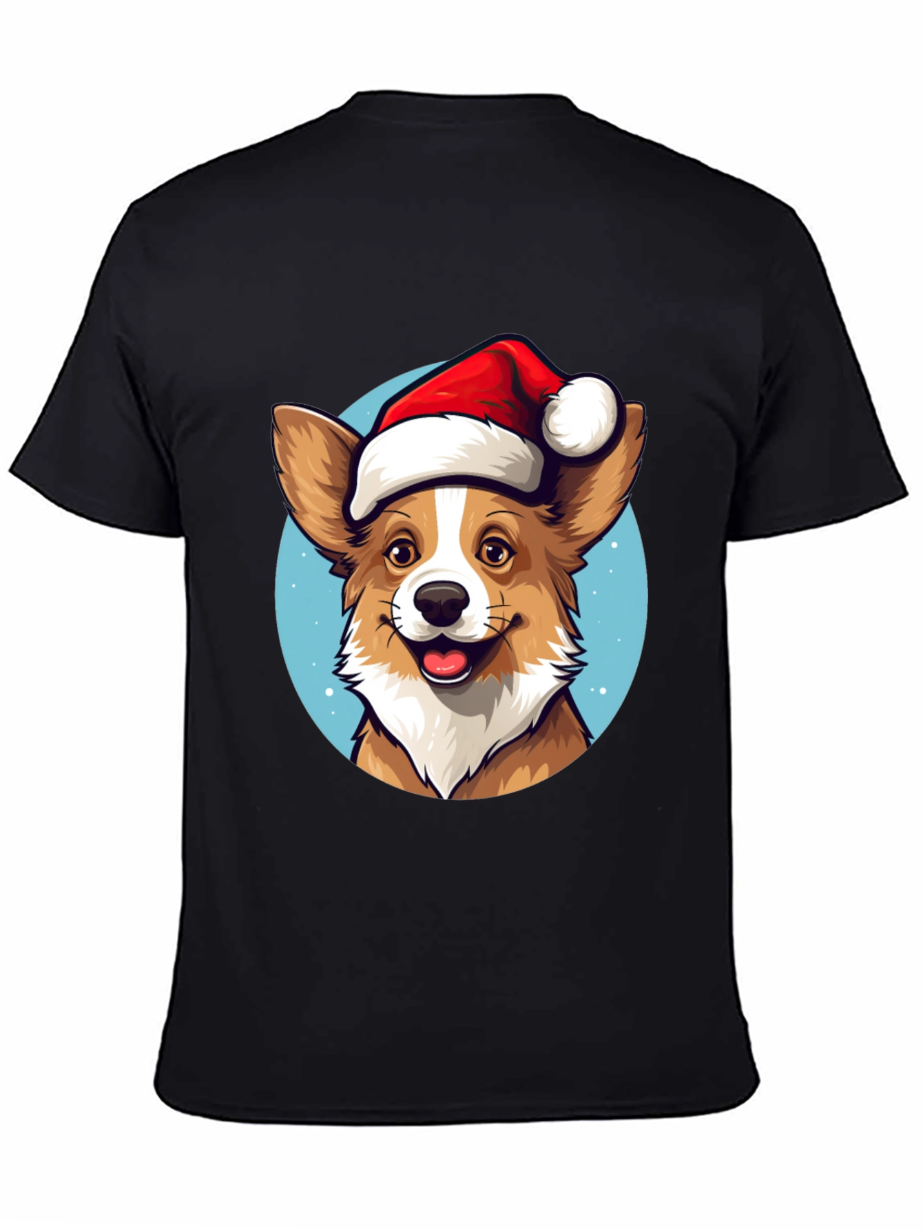 Festive Corgi Christmas T-Shirt