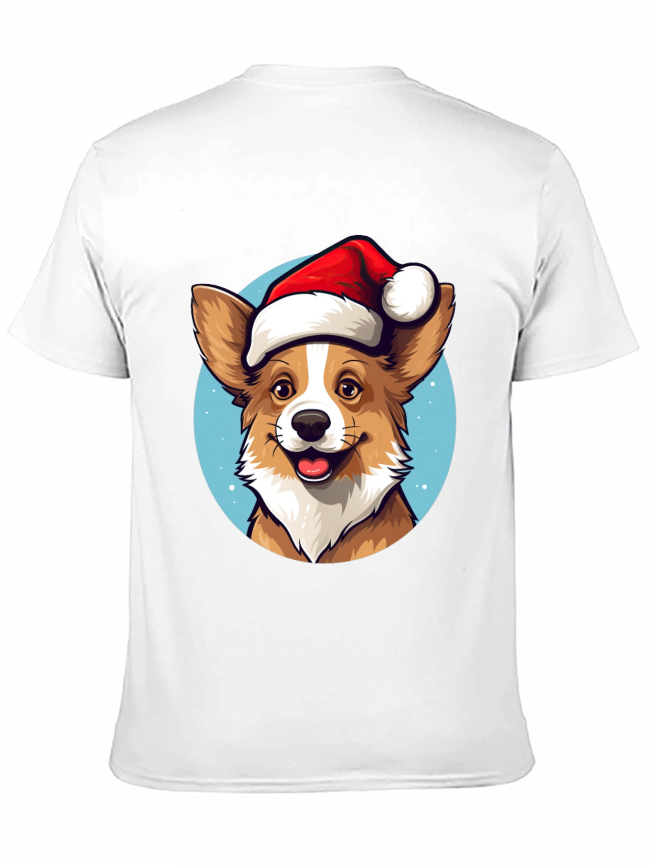 Festive Corgi Christmas T-Shirt