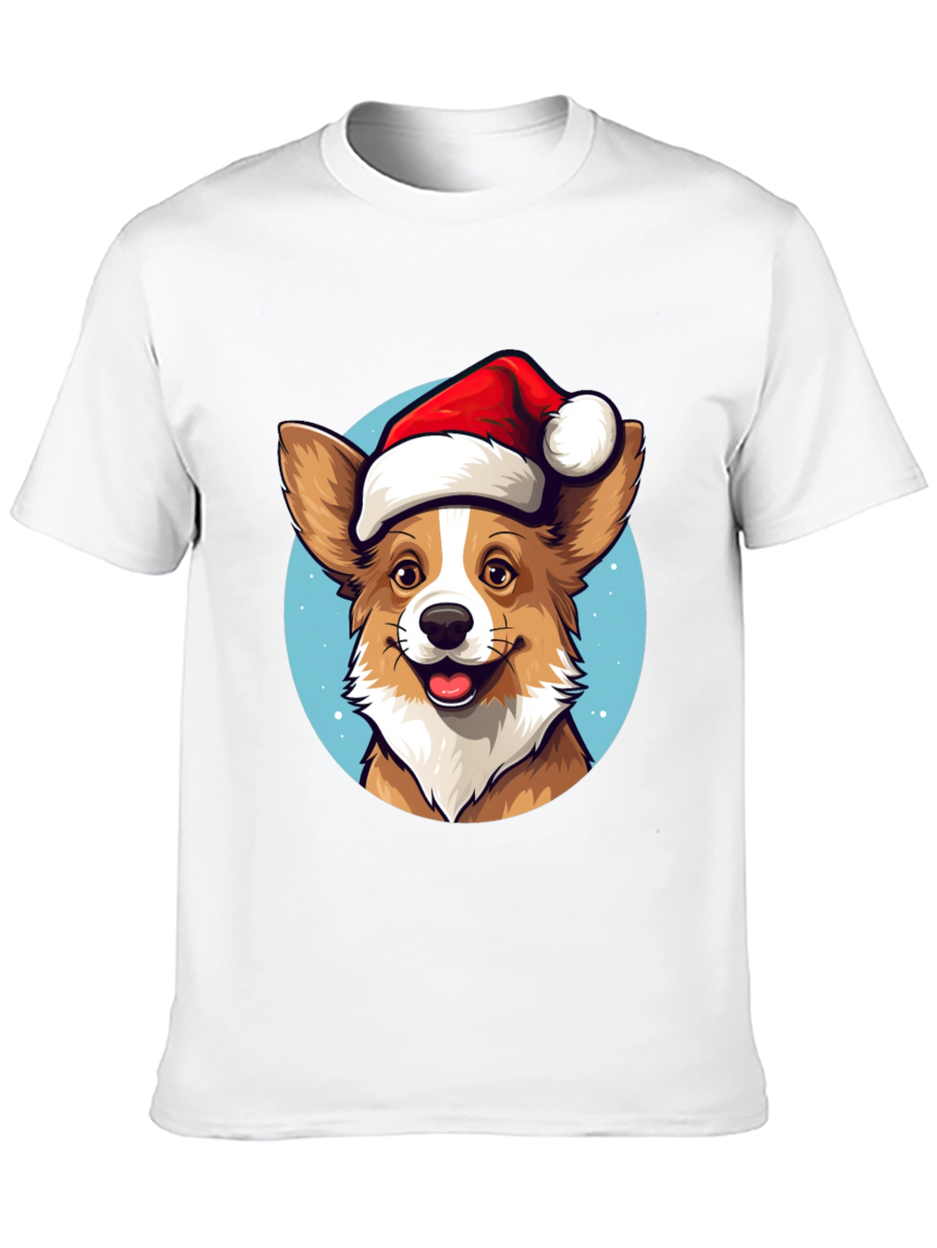 Festive Corgi Christmas T-Shirt