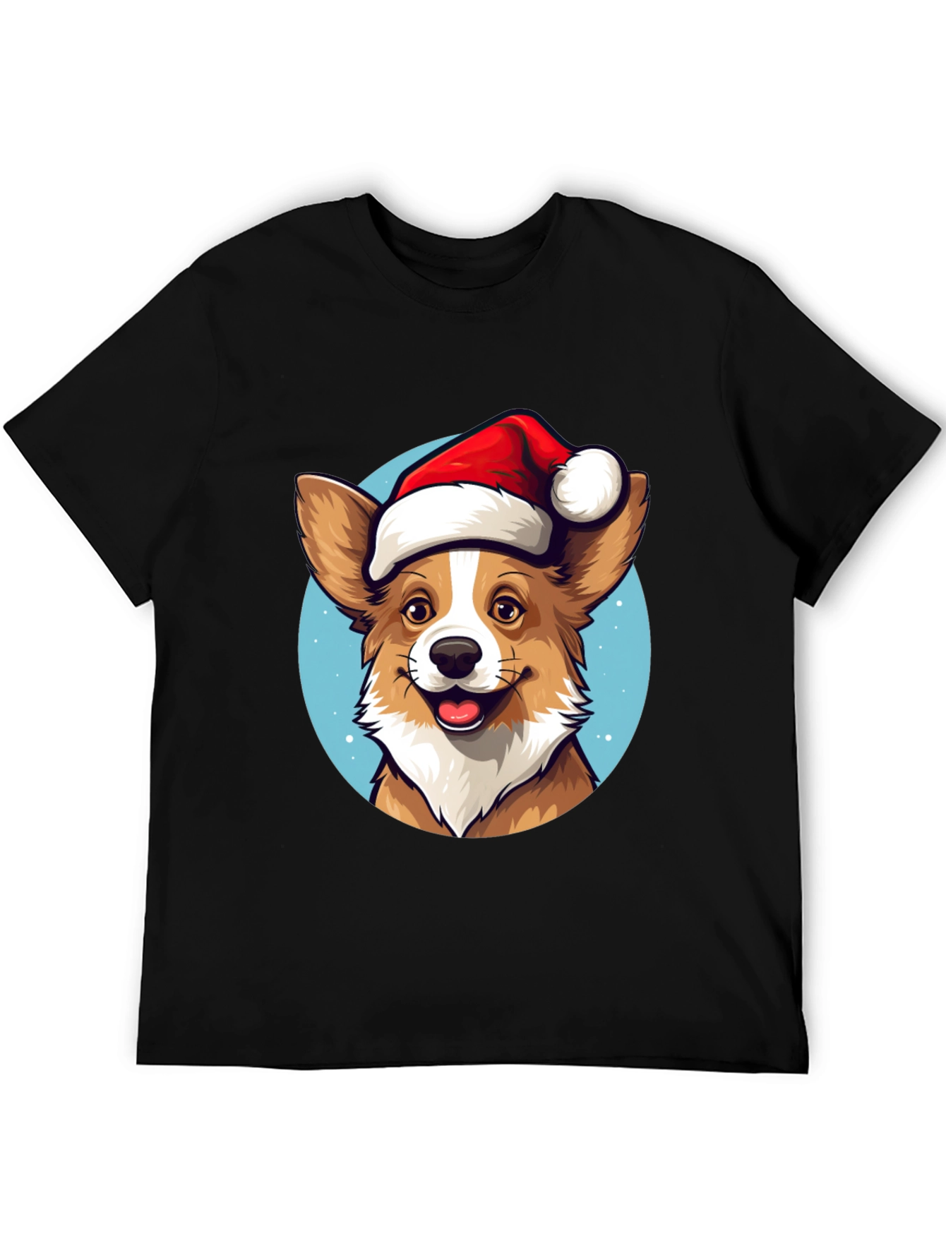 Festive Corgi Christmas T-Shirt
