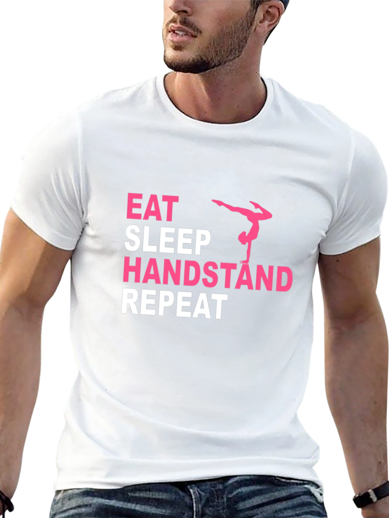Eat Sleep Handstand Repeat Gymnast T-Shirt