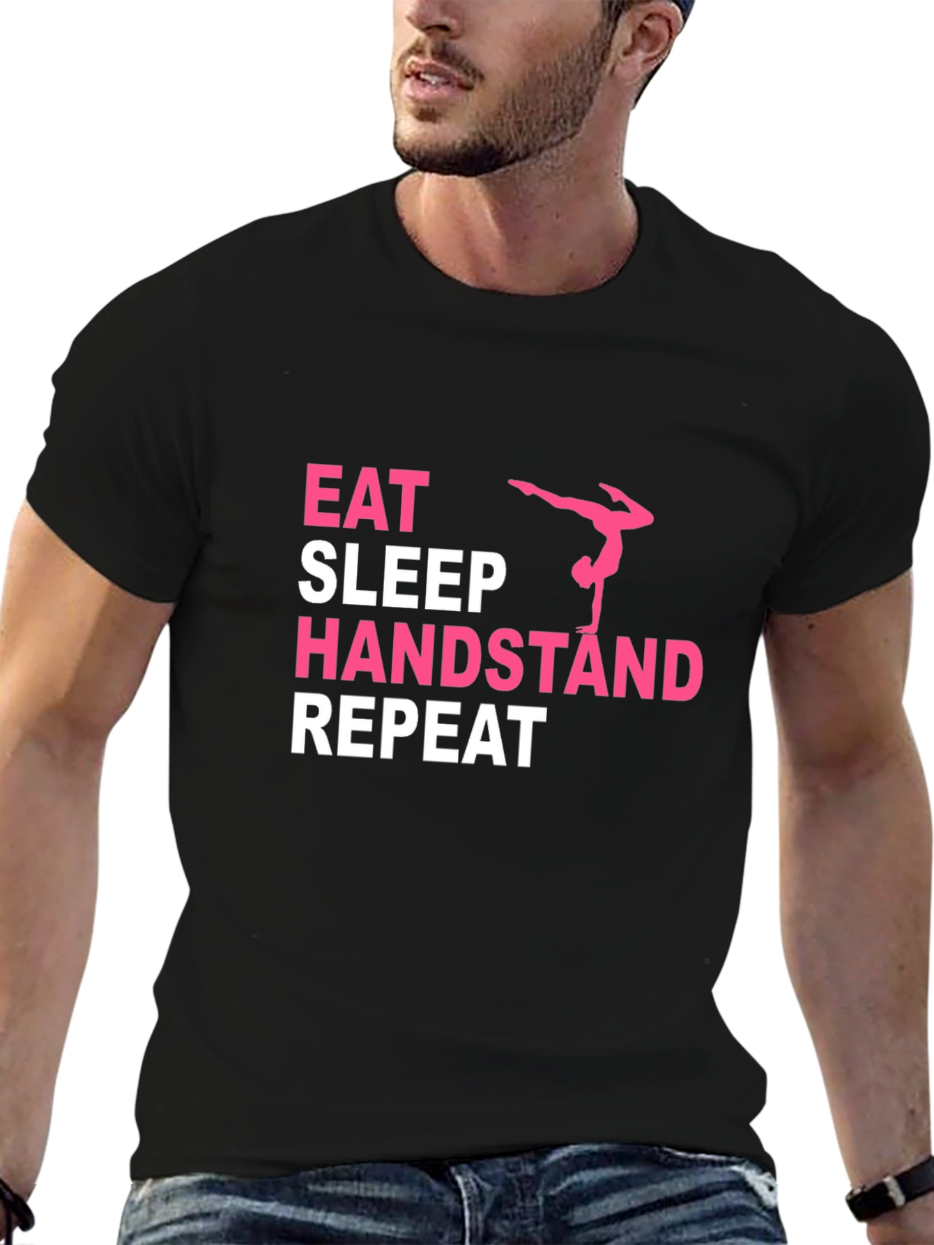 Eat Sleep Handstand Repeat Gymnast T-Shirt