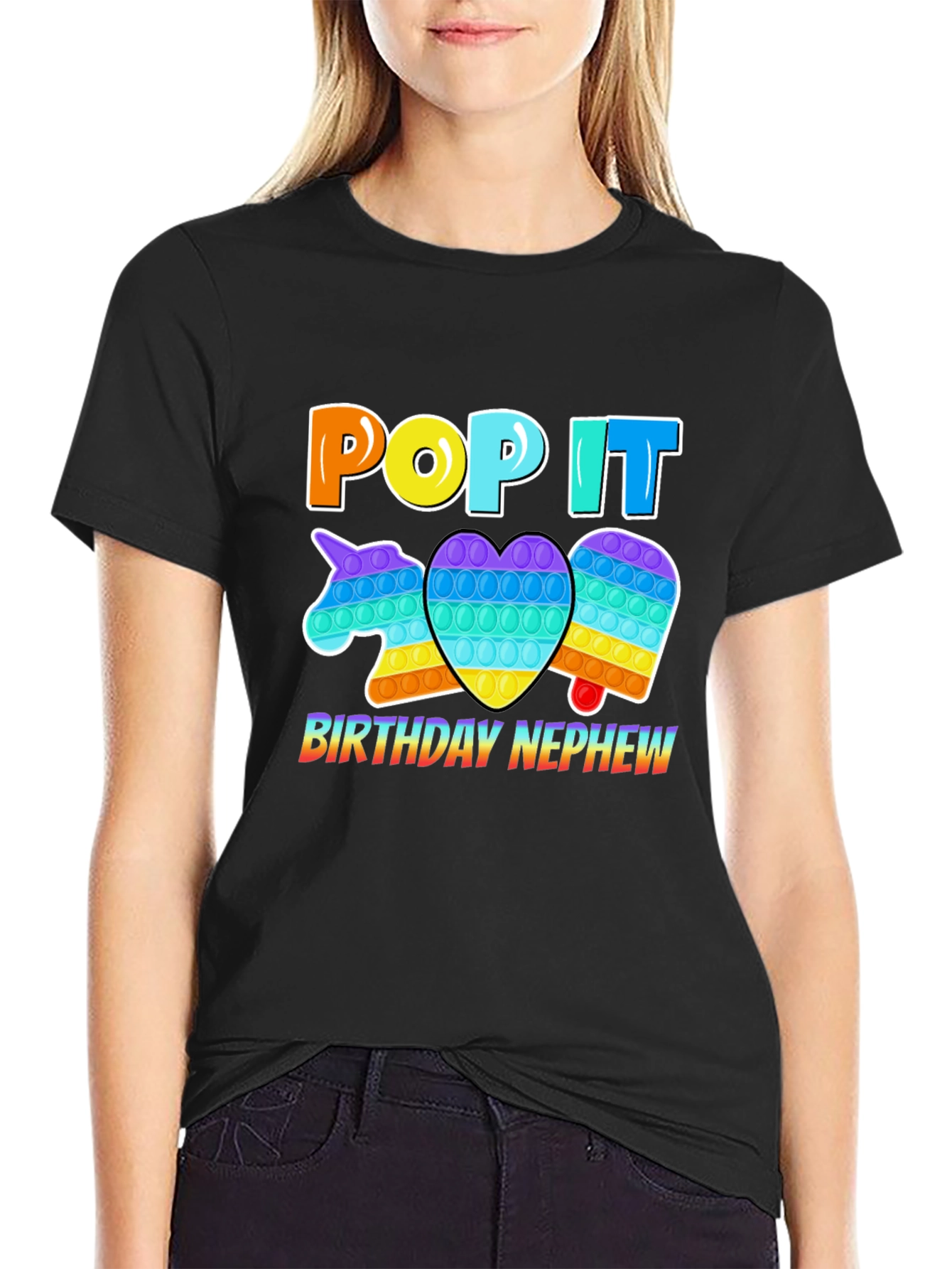 Pop It Birthday Nephew T-Shirt