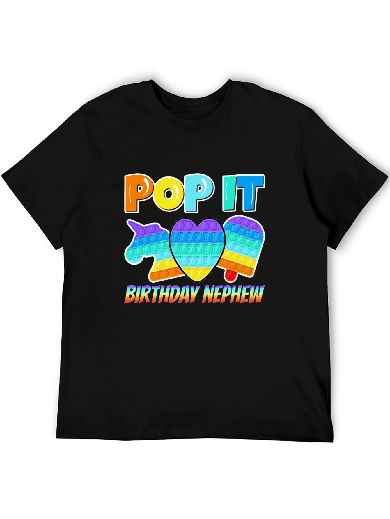 Pop It Birthday Nephew T-Shirt