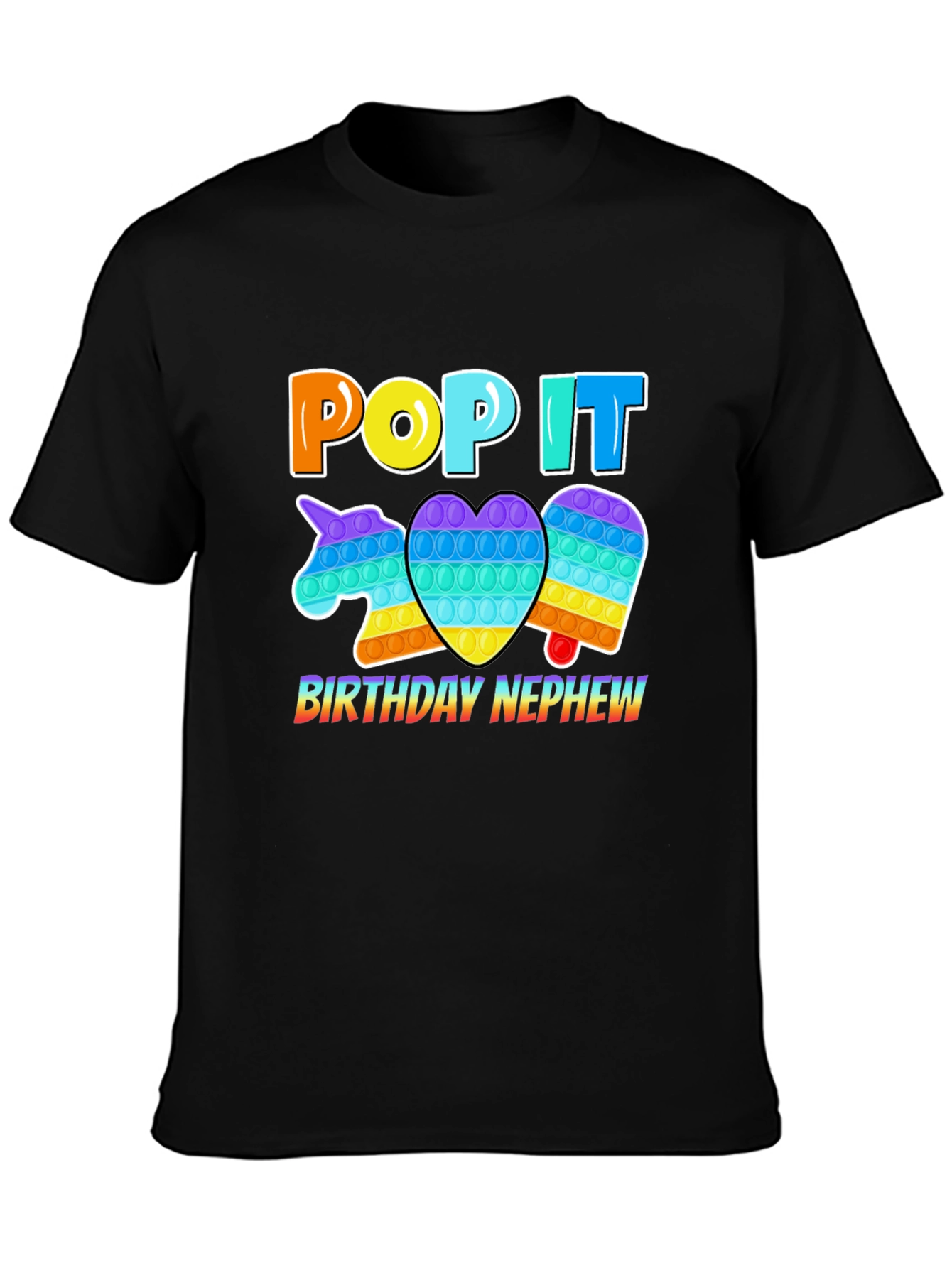Pop It Birthday Nephew T-Shirt