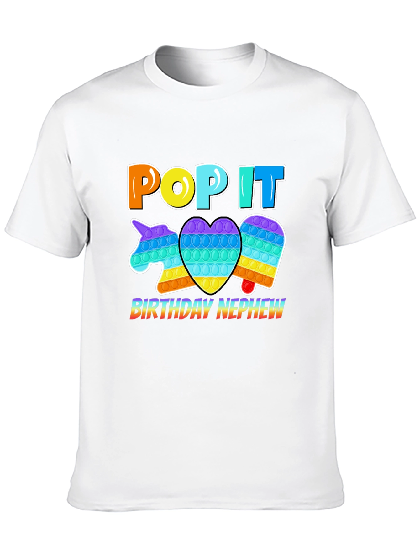 Pop It Birthday Nephew T-Shirt