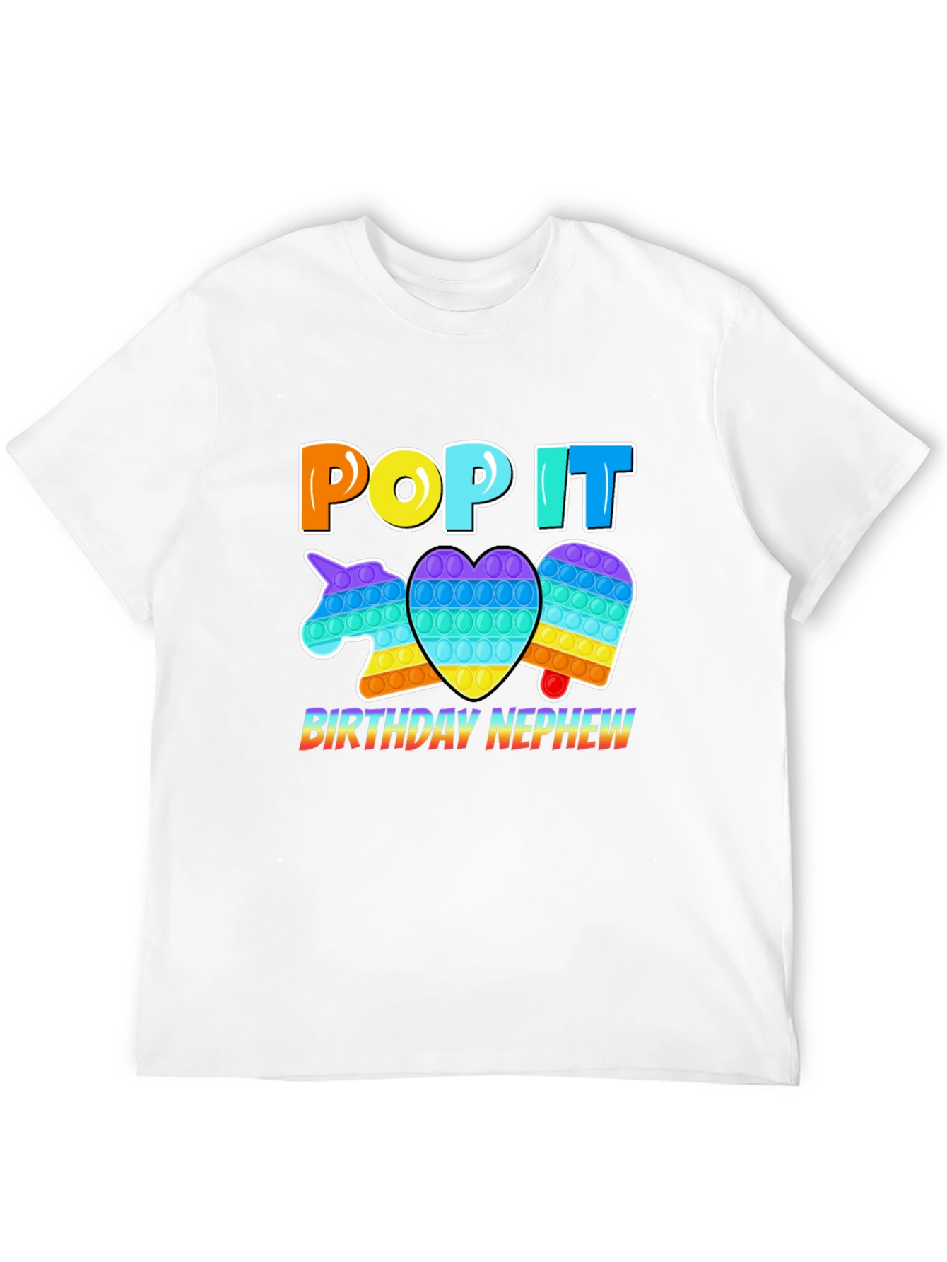 Pop It Birthday Nephew T-Shirt