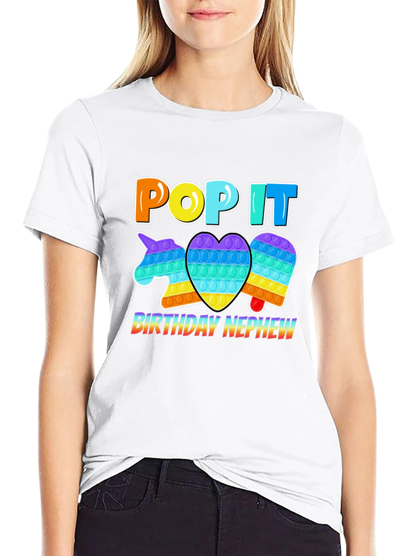 Pop It Birthday Nephew T-Shirt