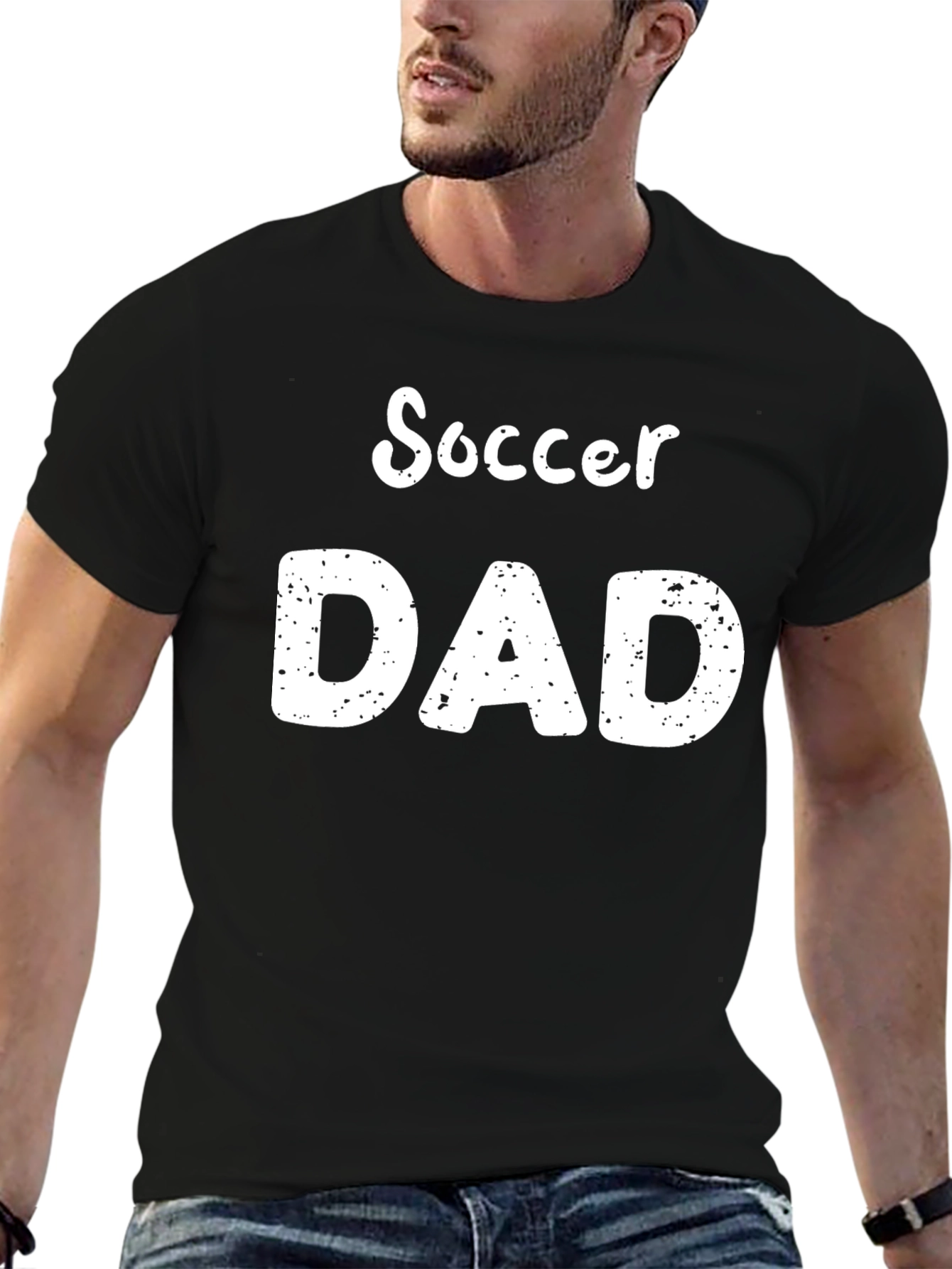 Soccer Dad T-Shirt - Black Graphic Tee