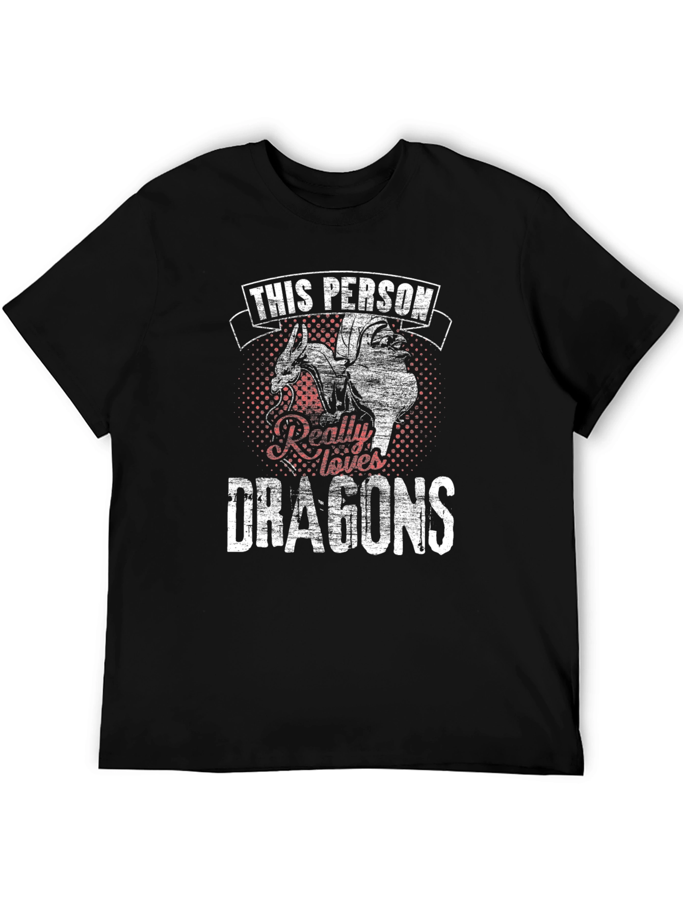 Dragon Lover Graphic Tee - Black