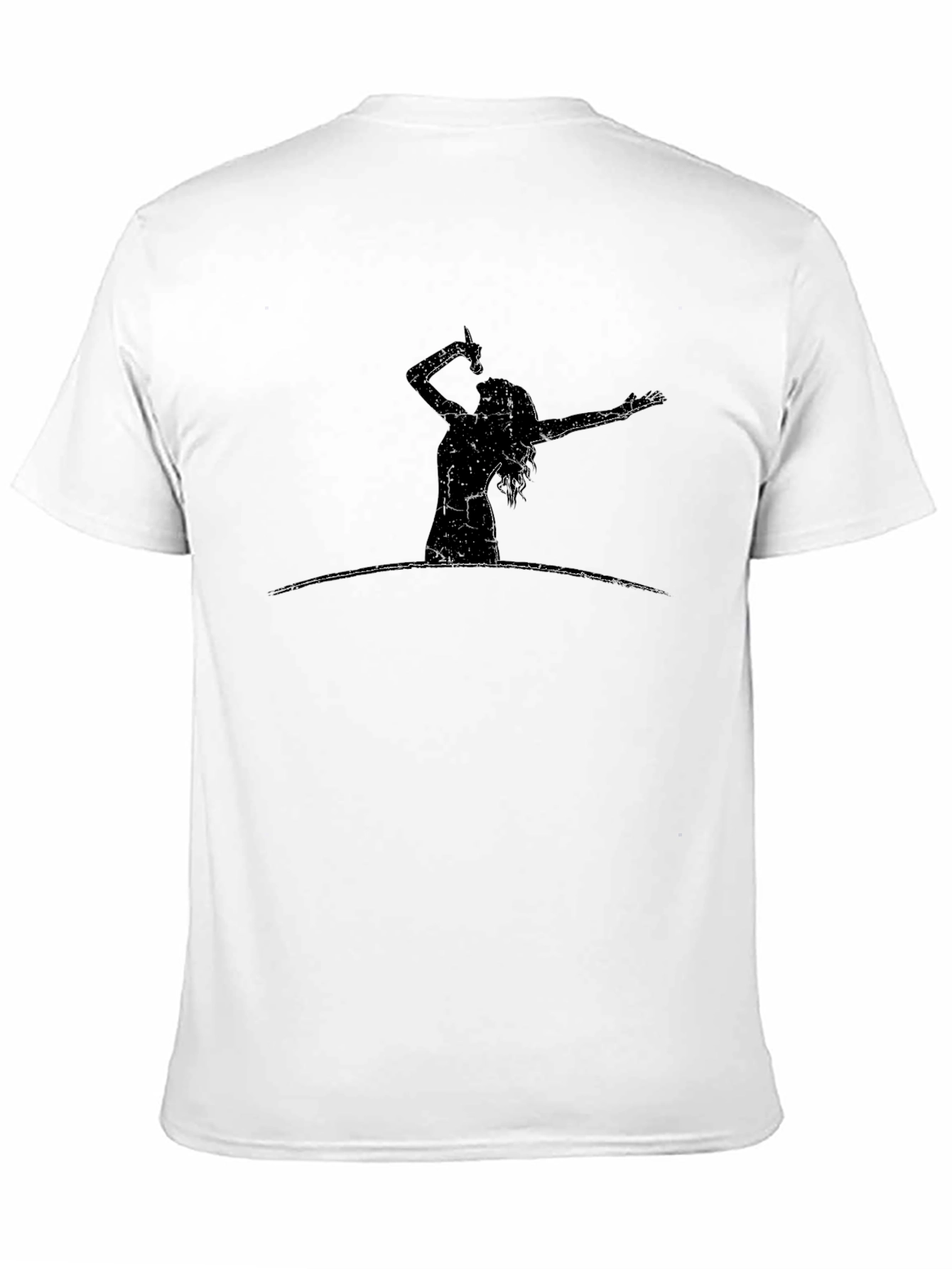 Singer Silhouette Black T-Shirt