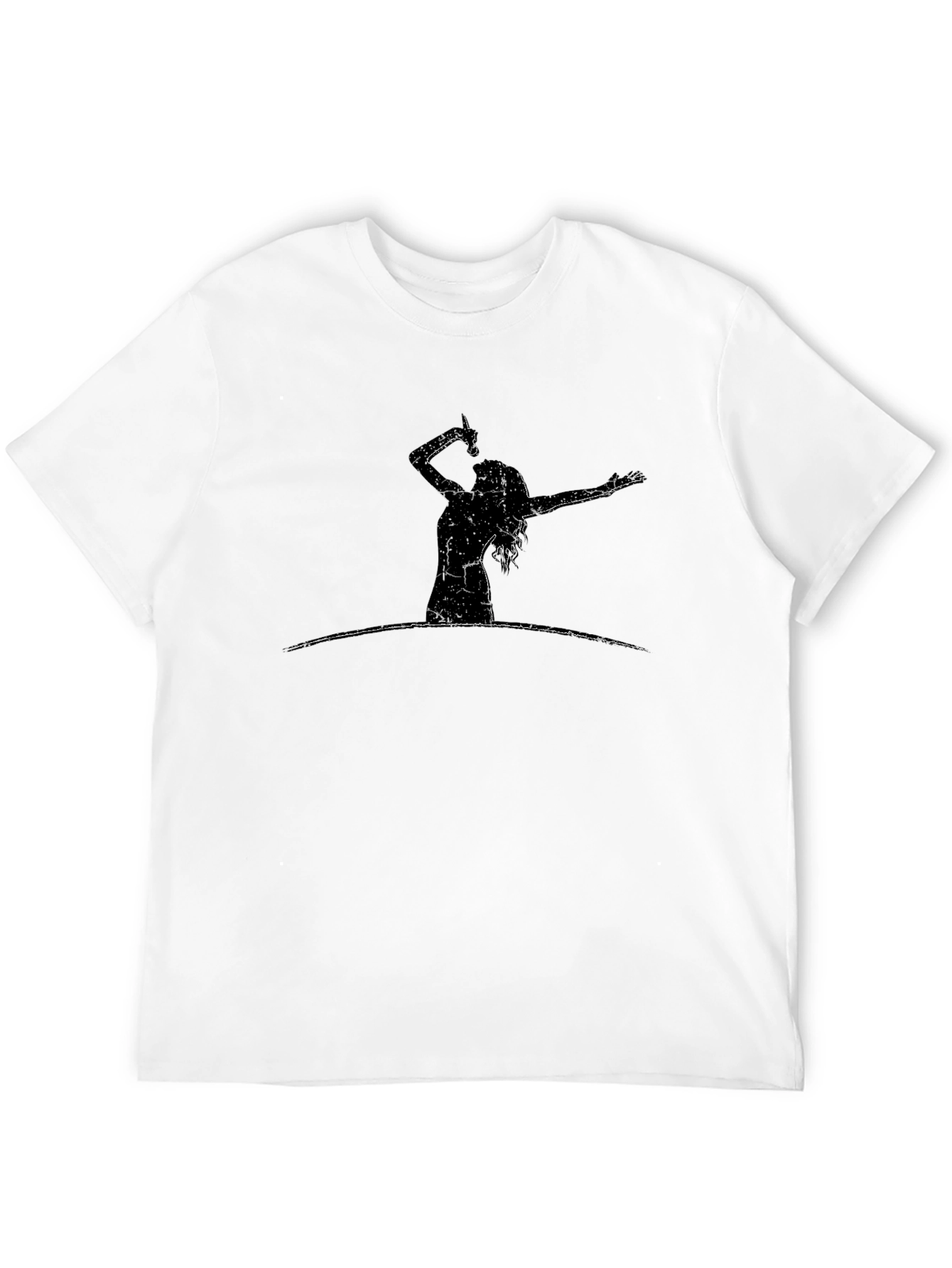 Singer Silhouette Black T-Shirt
