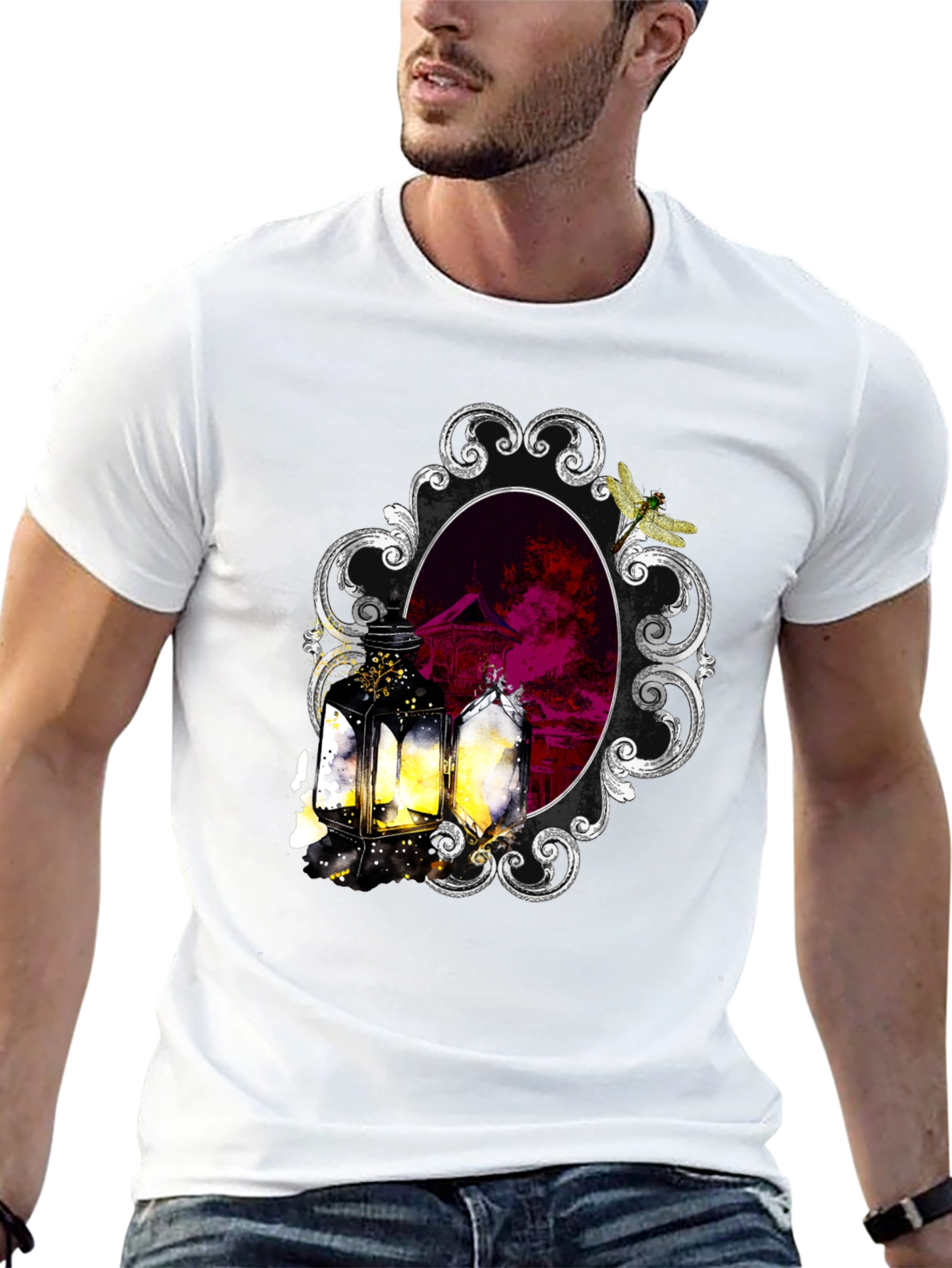 Lantern Frame Graphic Tee