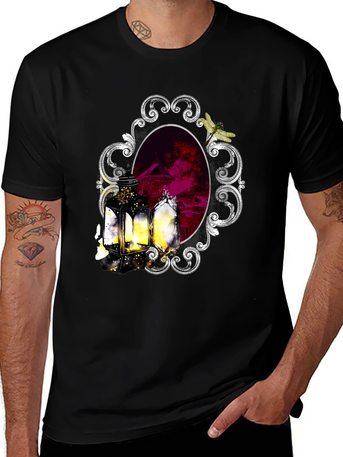 Lantern Frame Graphic Tee