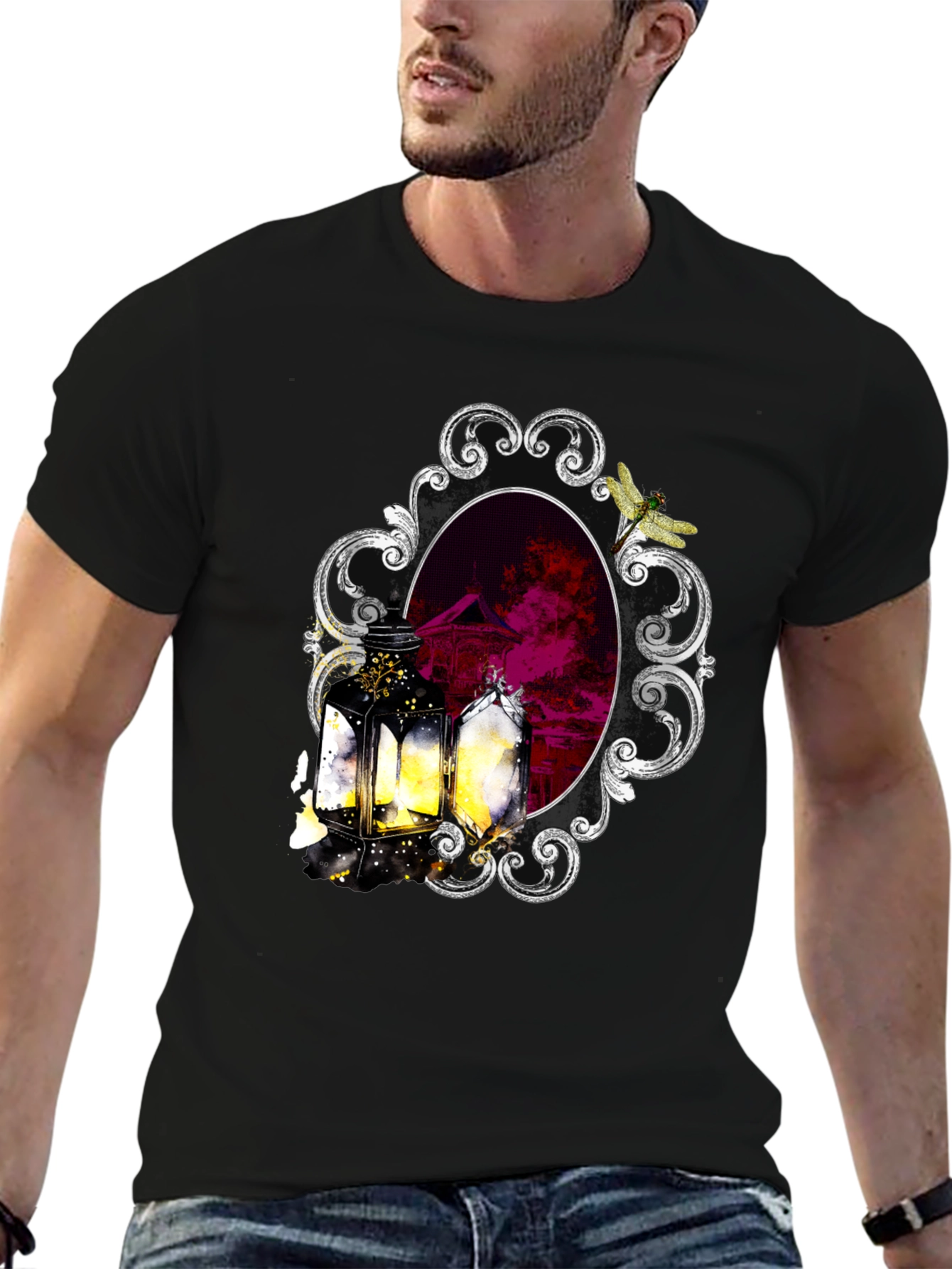 Lantern Frame Graphic Tee