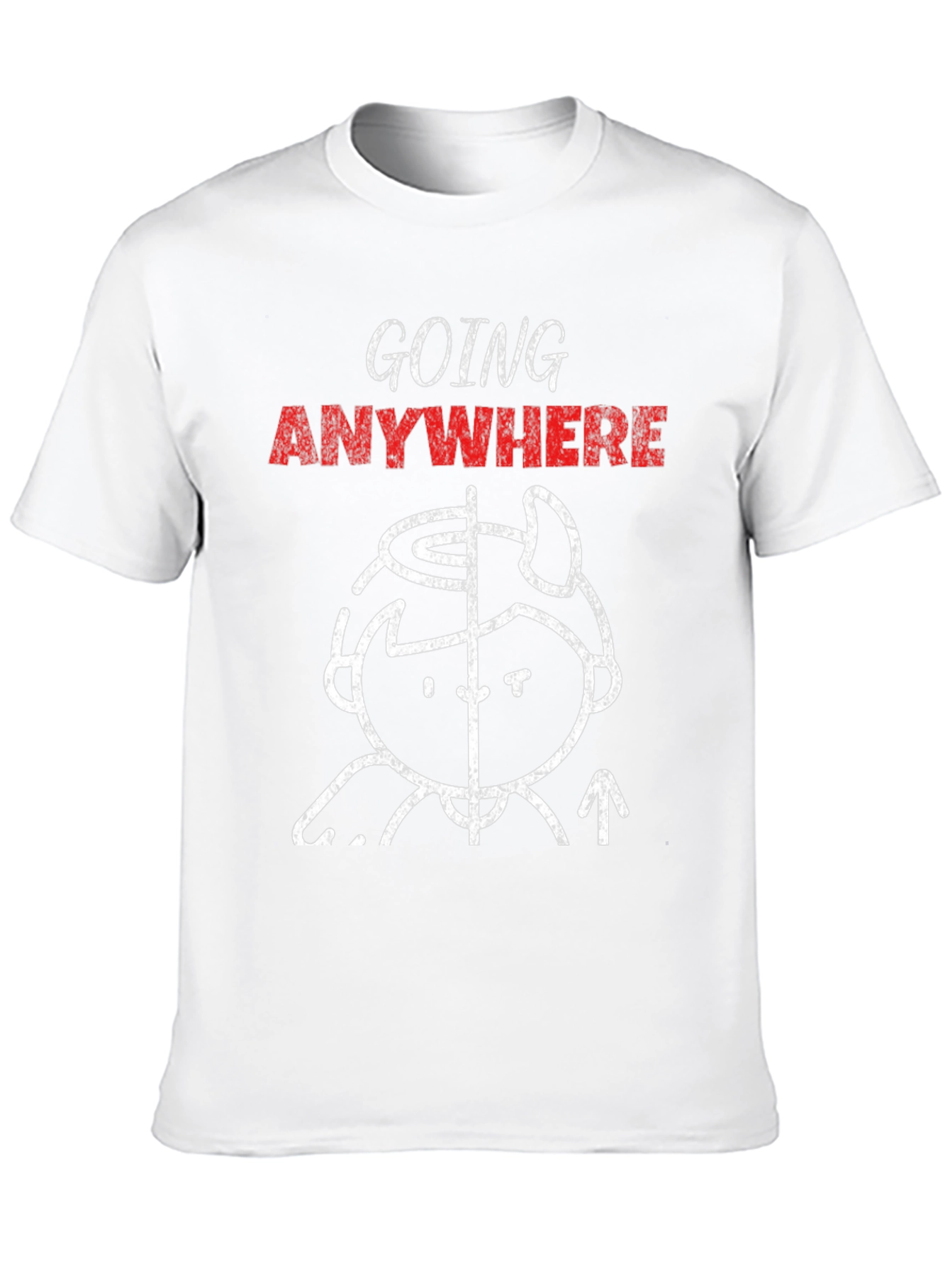 Going Anywhere Graphic Tee - Unisex Black T-Shirt