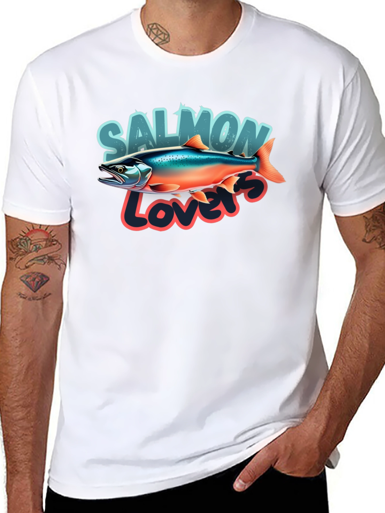 Salmon Lovers Graphic Tee