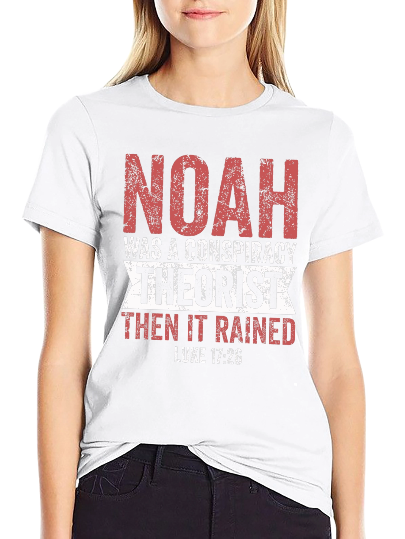 Noah Conspiracy Theorist Black T-Shirt