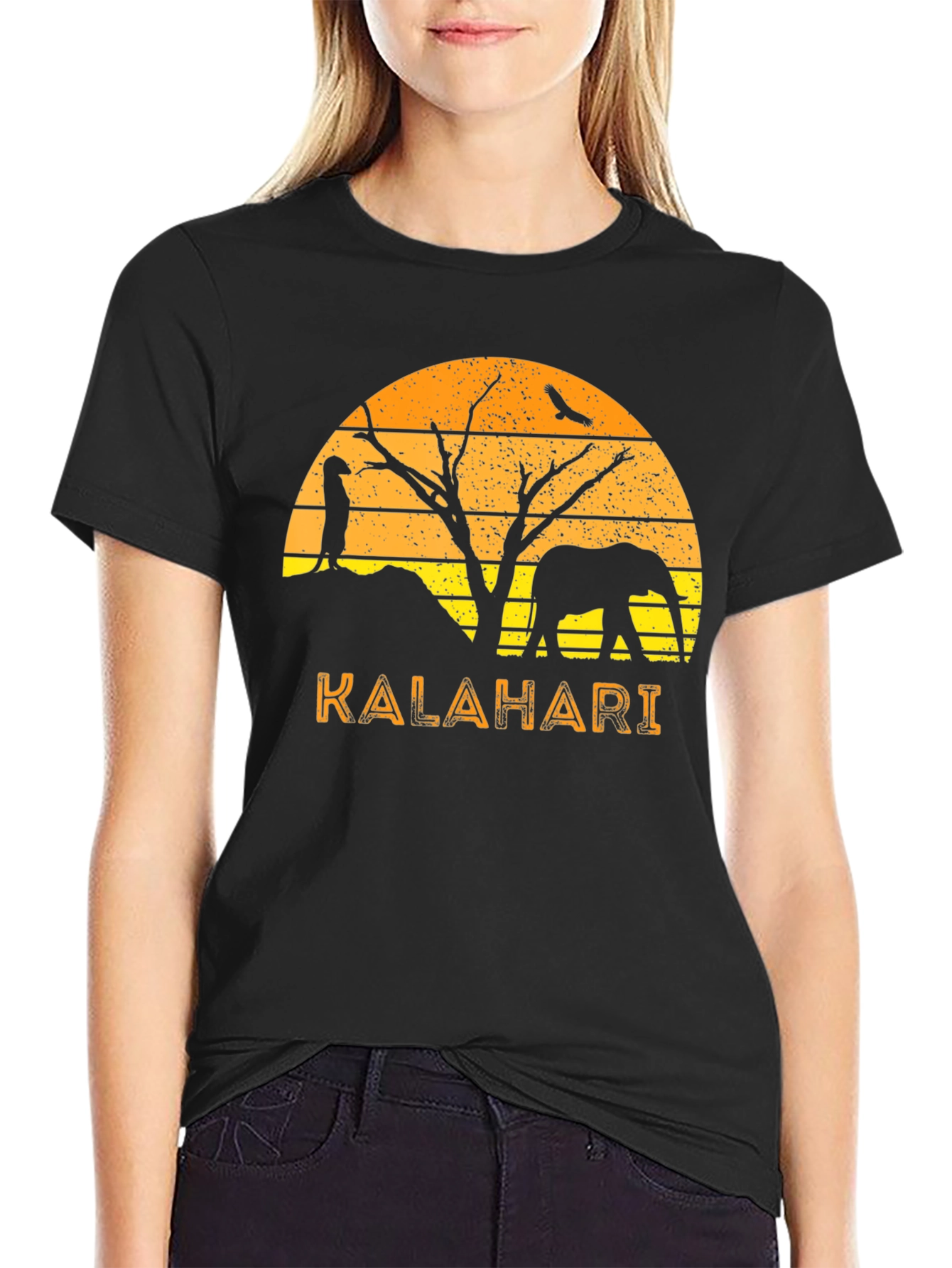 Kalahari Sunset T-Shirt - African Wildlife Tee