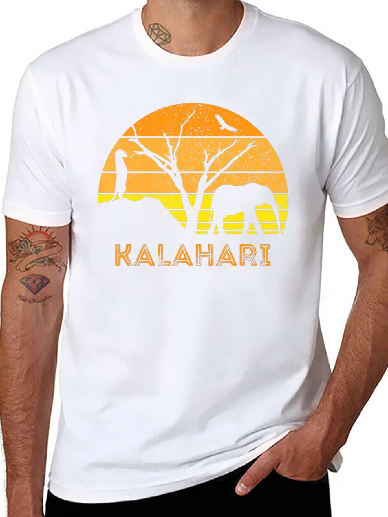 Kalahari Sunset T-Shirt - African Wildlife Tee