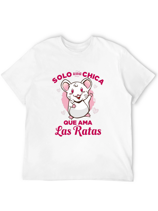 Cute Rat Lover T-Shirt - Solo Una Chica Que Ama Las Ratas