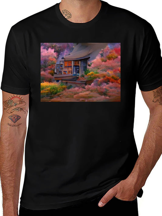 House in the Clouds Graphic Tee