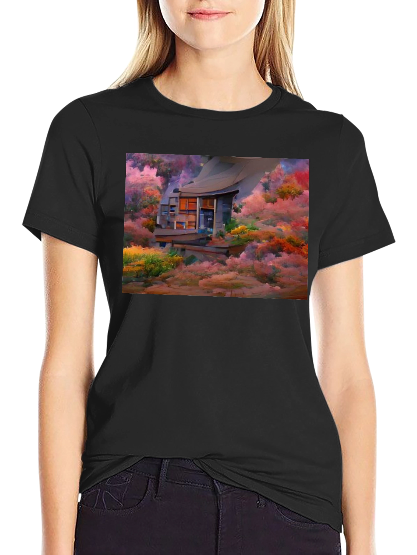House in the Clouds Graphic Tee
