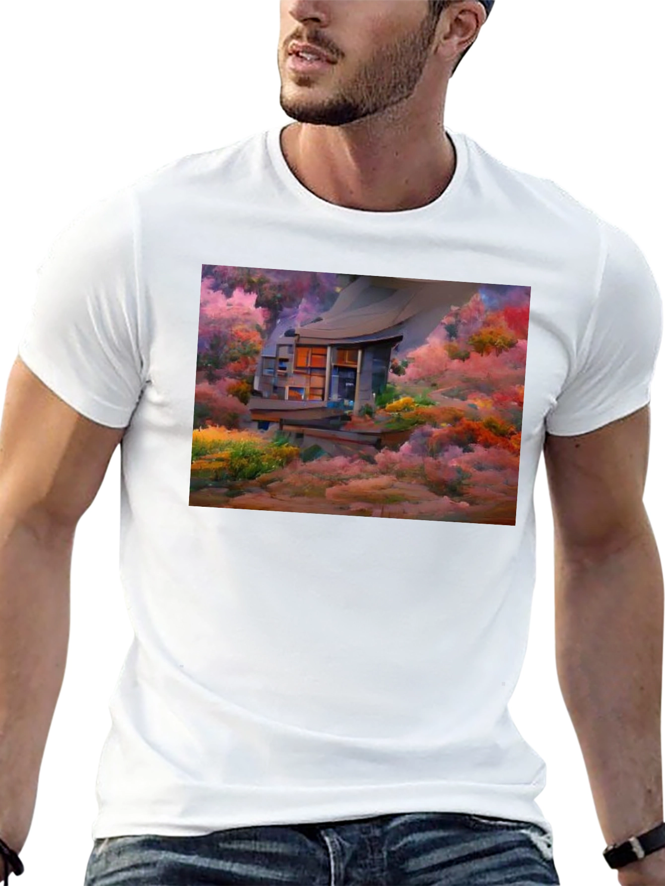 House in the Clouds Graphic Tee