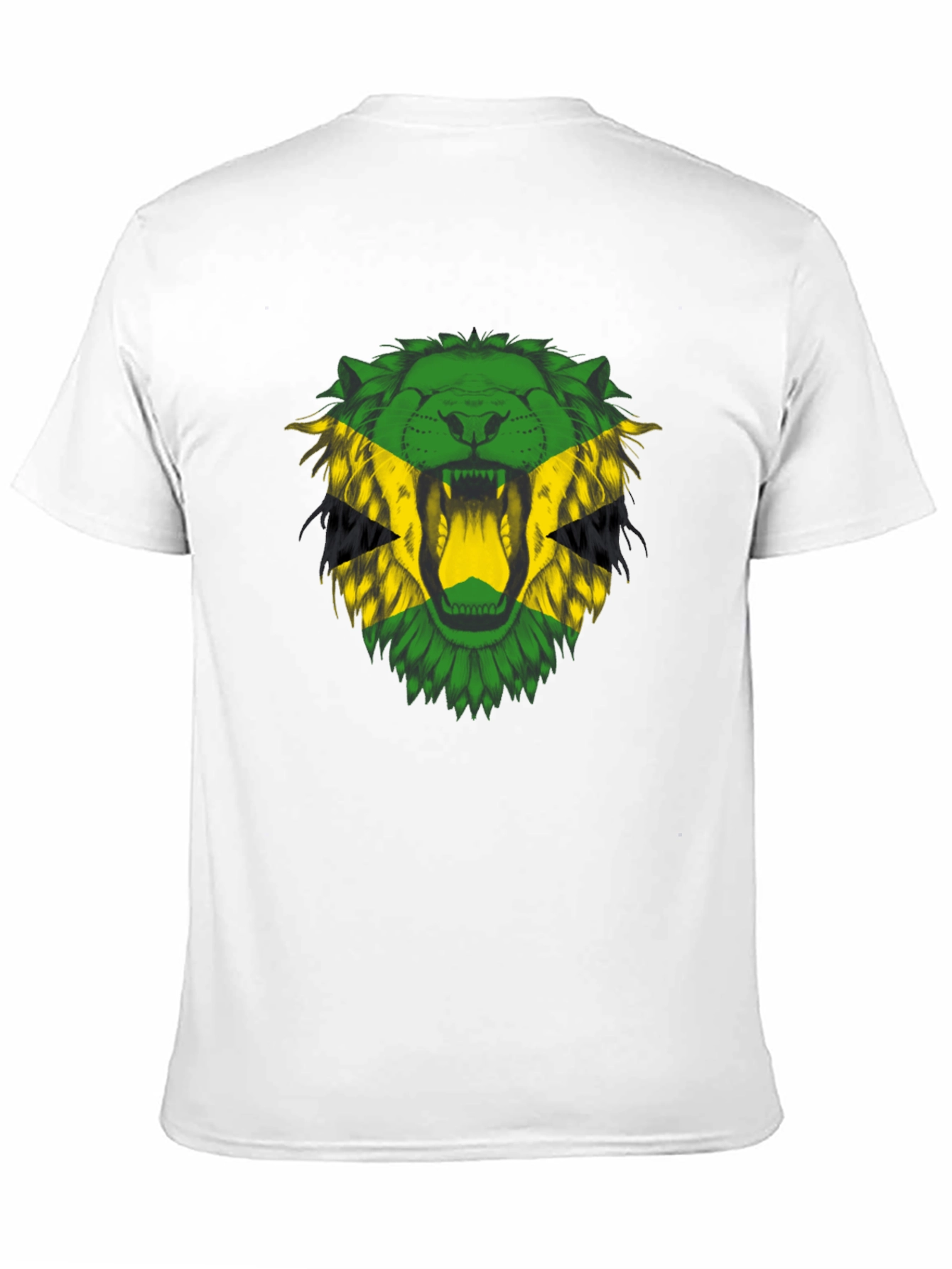 Jamaican Lion T-Shirt - Bold Rasta Reggae Style