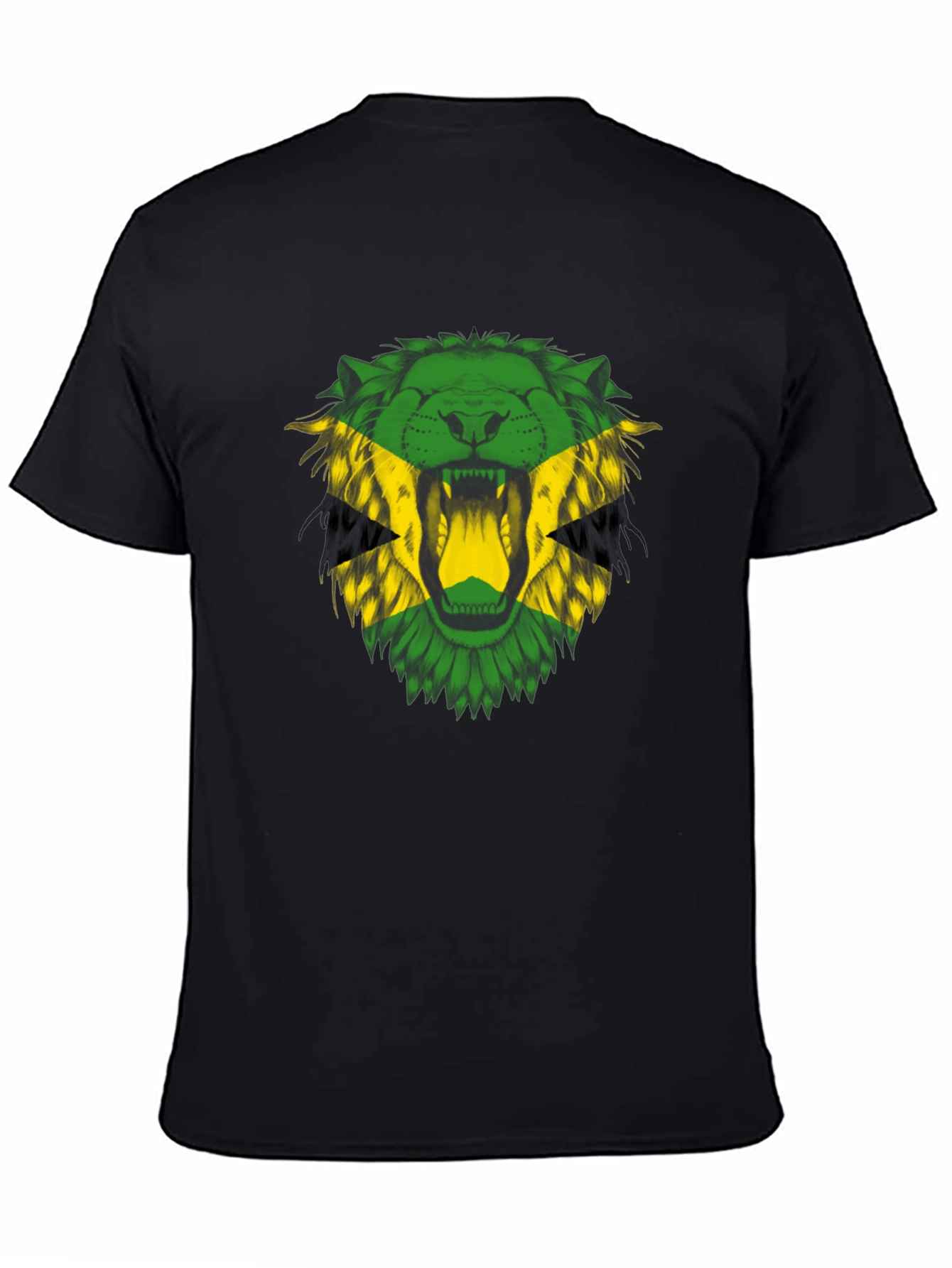 Jamaican Lion T-Shirt - Bold Rasta Reggae Style