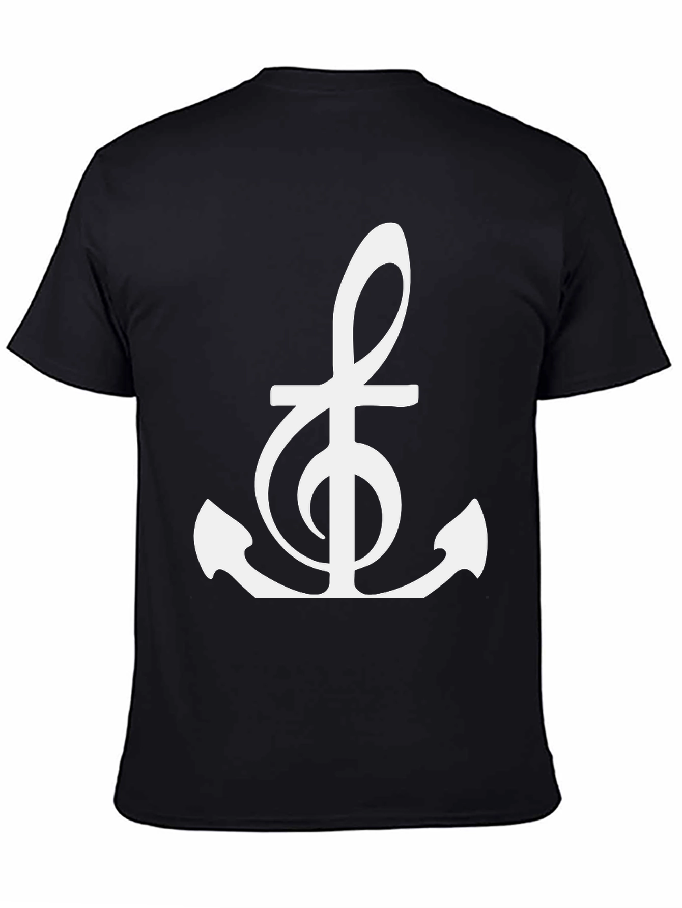 Music Anchor Graphic Tee - Black