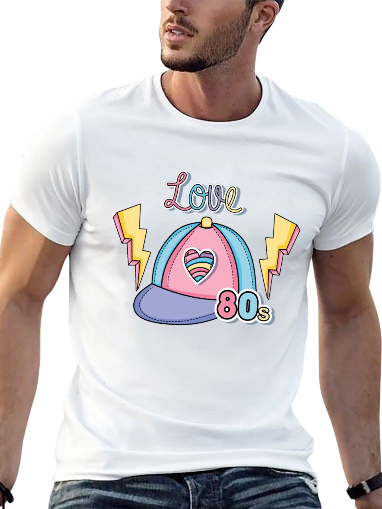80s Style Love T-Shirt